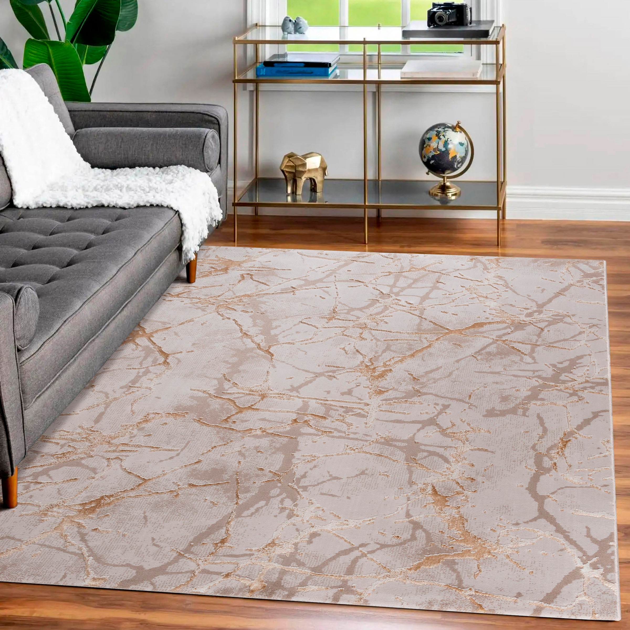 Sehrazat Teppich »Lexa 3000«, rechteckig, 9 mm Höhe, elegantes Vintage Design, prachtvoller 3D-Effekt
