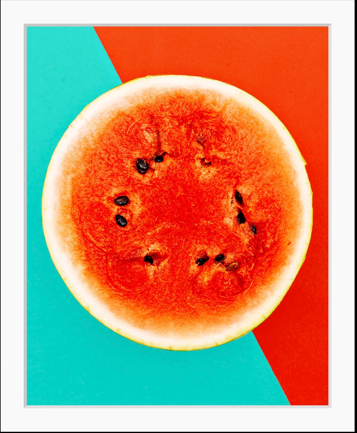 queence Bild »Nils« Essen | Figuren | Kunst | Lebensmittel | Obst | Obst Bilder 1 Stk. tlg. HD Premium Poster-Druck inkl. Holzrahmen