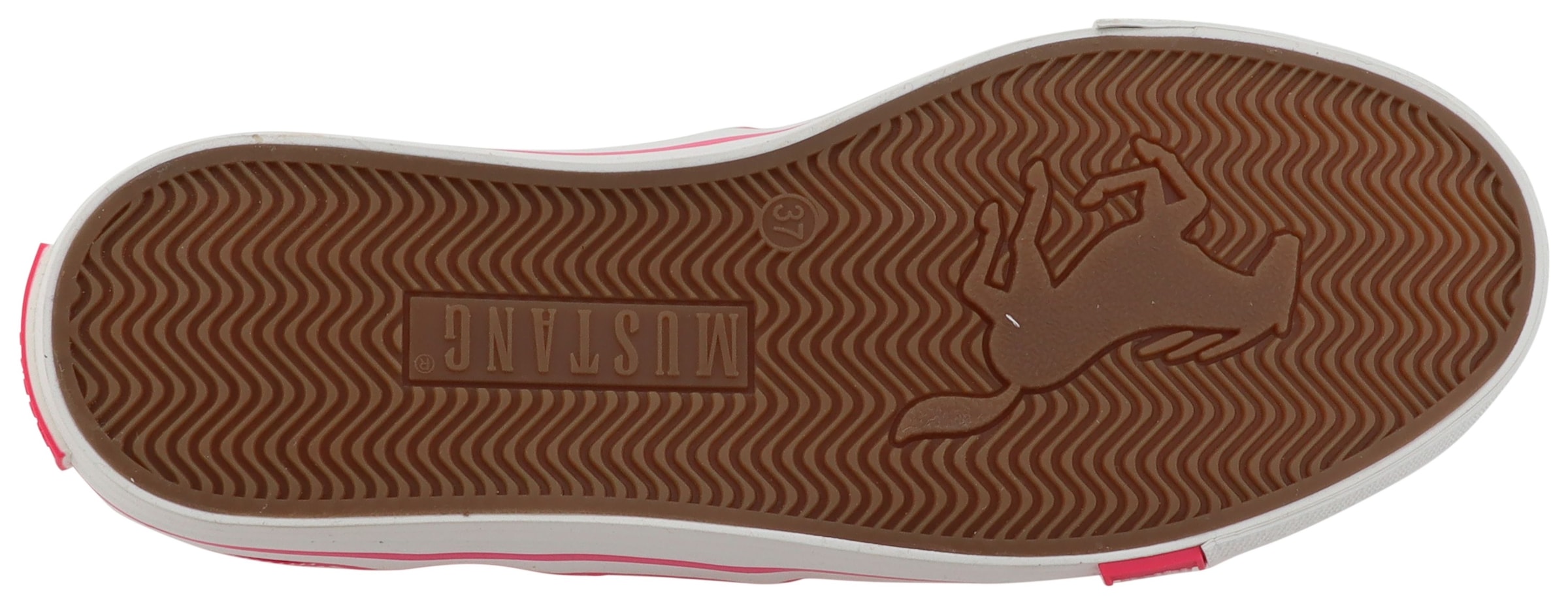 Mustang Shoes Slip-On Sneaker »Winona«  Slipper, Halbschuh mit modischen Kontrastnähten