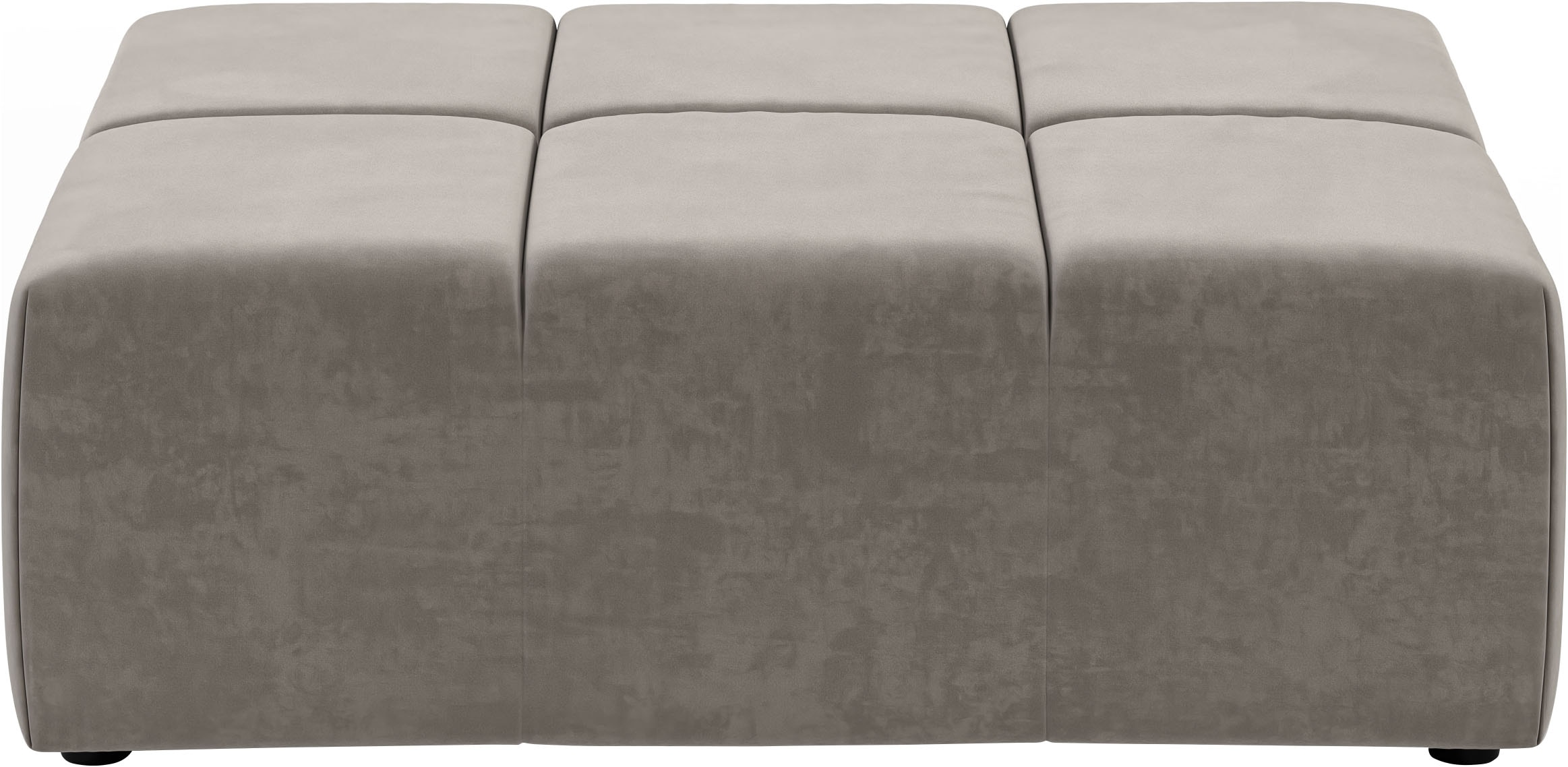 Home affaire Polsterhocker »B/H/T: 107 x 39 x 107« passend zur "Ancona"-Polsterserie, auch in Cord + Easy Care