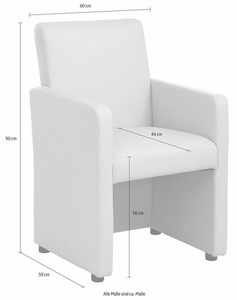 Home affaire Cocktailsessel »Bologna« in verschiedenen Farben und Materialien erhältlich