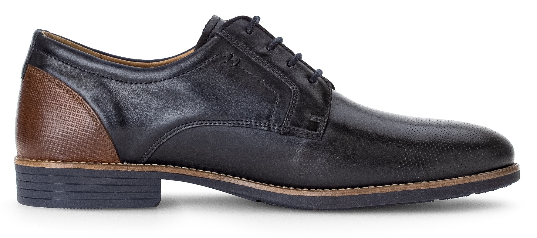 Pius Gabor Schnürschuh, Blockabsatz, Festtagsschuh, Businessschuh G-Weite (=weit)
