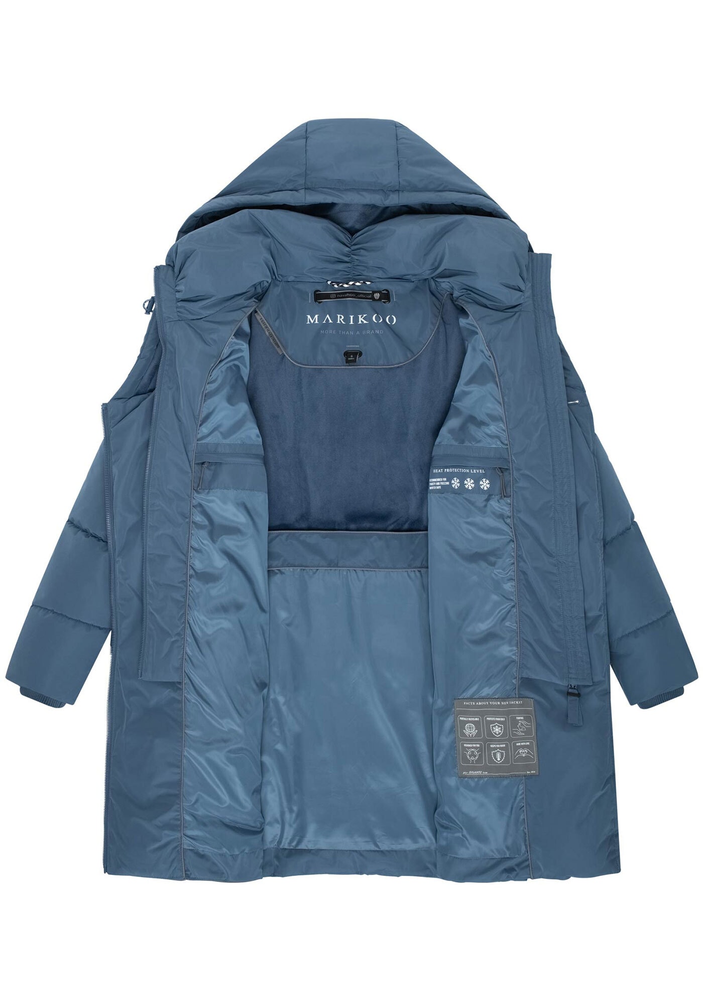 Marikoo Winterjacke »Marikoo Virenaa 16 Steppmantel N106«