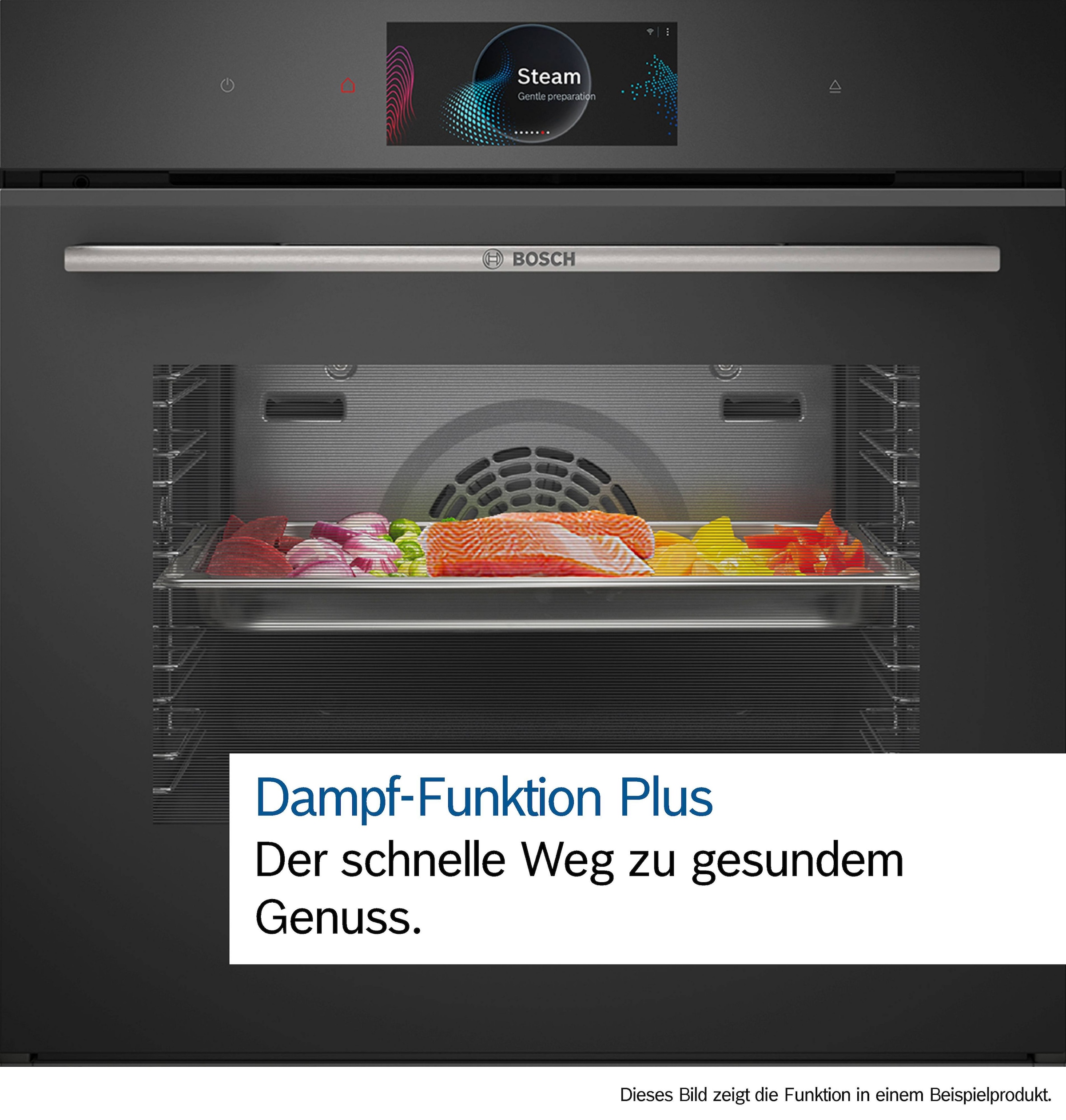 BOSCH Dampfbackofen Serie 8 »HSG738DB2«