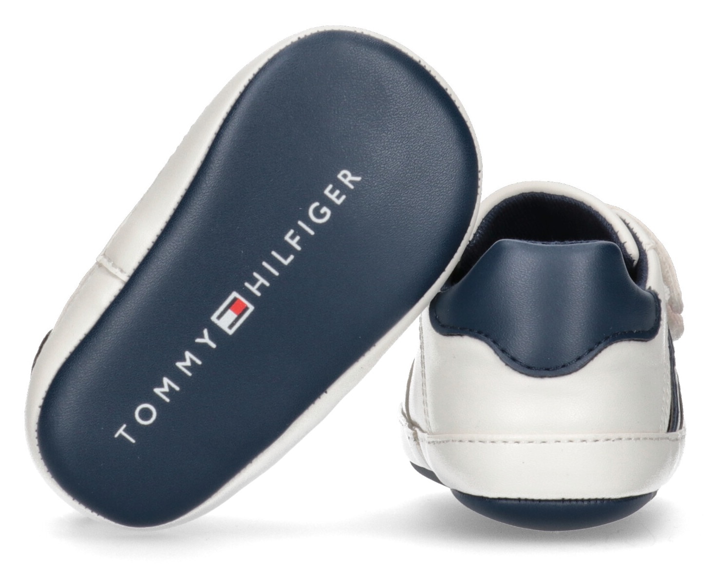 Tommy Hilfiger Sneaker »FLAG LOW CUT VELCRO SHOE OFF«, mit Logoschriftzug, Freizeitschuh, Halbschuh, Schnürschuh