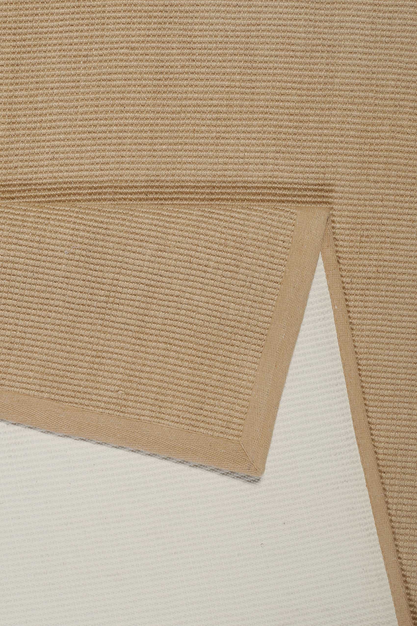 Wecon home Teppich »Hugo one , Juteteppich, auch als Läufer« rechteckig 8 mm Höhe Naturfaser, 100% Jute, Sisal-Optik, modern, pflegeleicht, Wohnzimmer