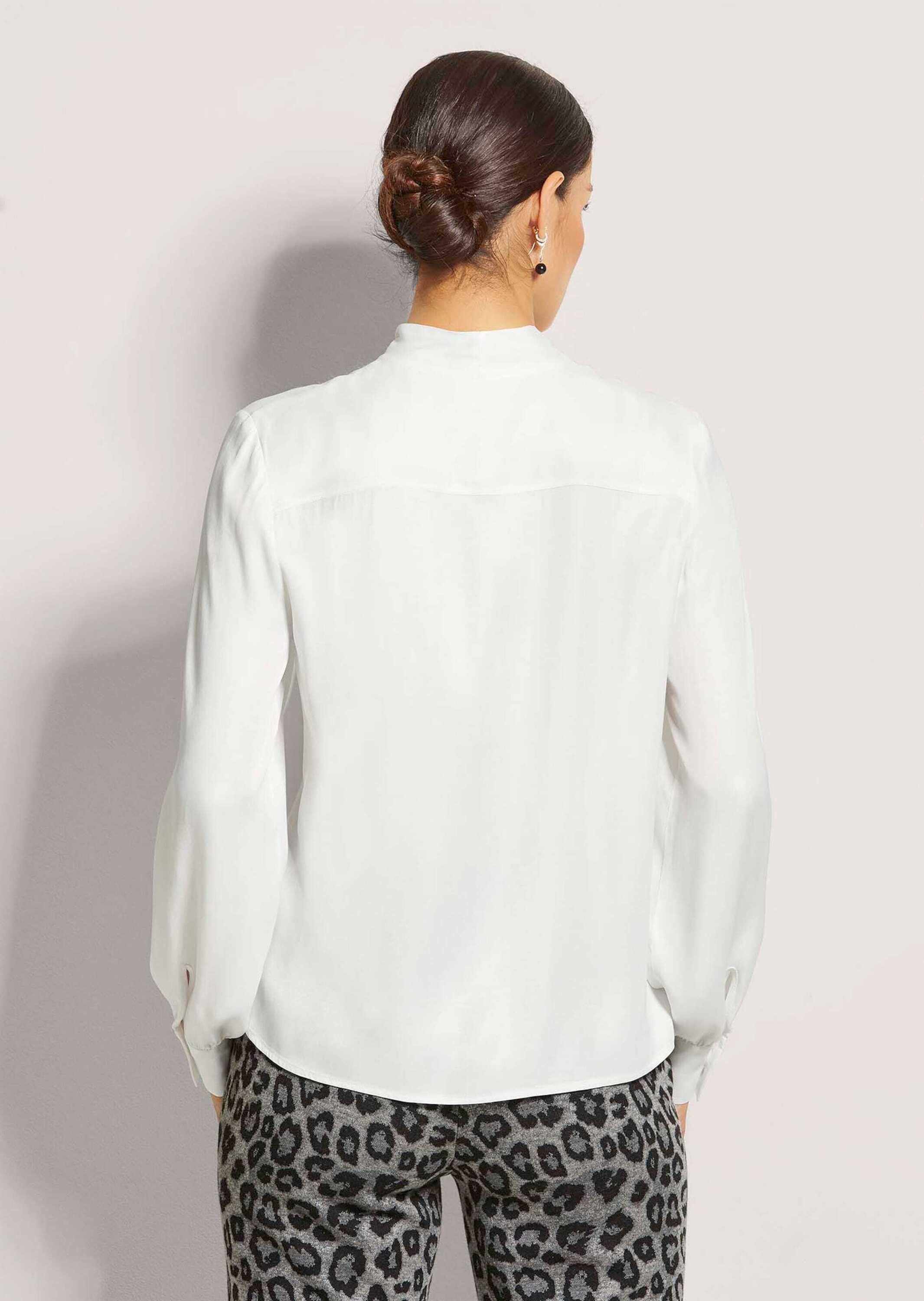 MADELEINE Langarmbluse »Bluse Satinbluse mit Schluppe«