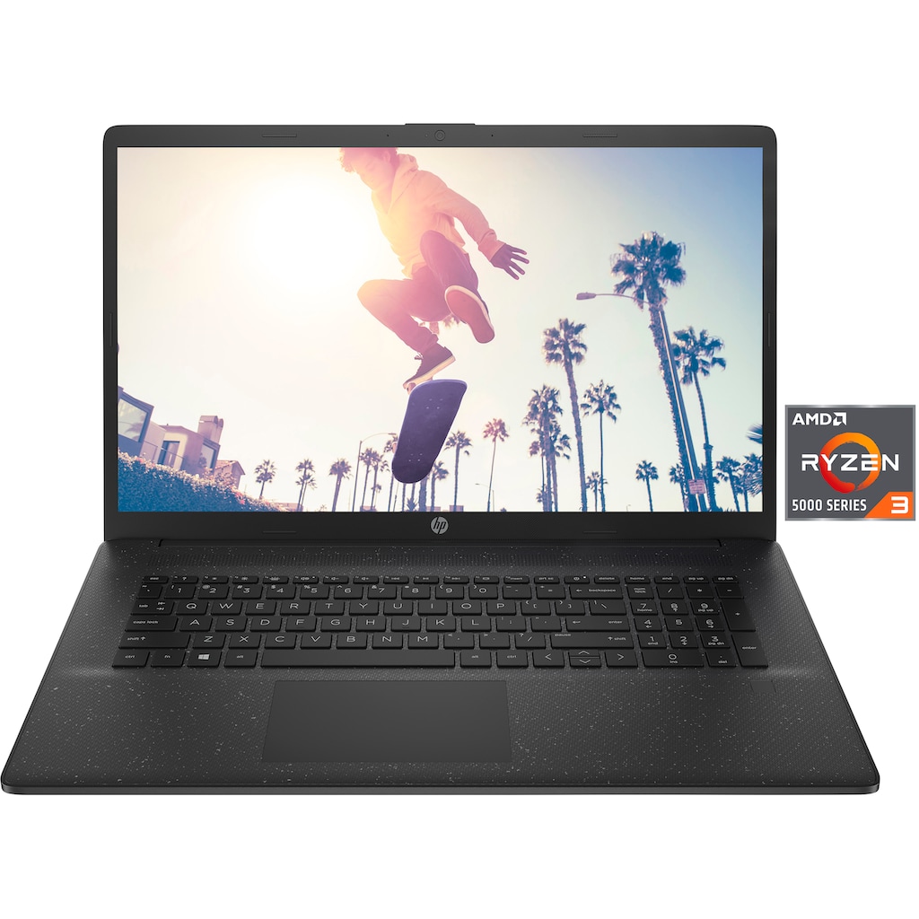 HP Notebook »17-cp0234ng«, 43,9 cm, / 17,3 Zoll, AMD, Ryzen 3, Radeon Graphics, 512 GB SSD