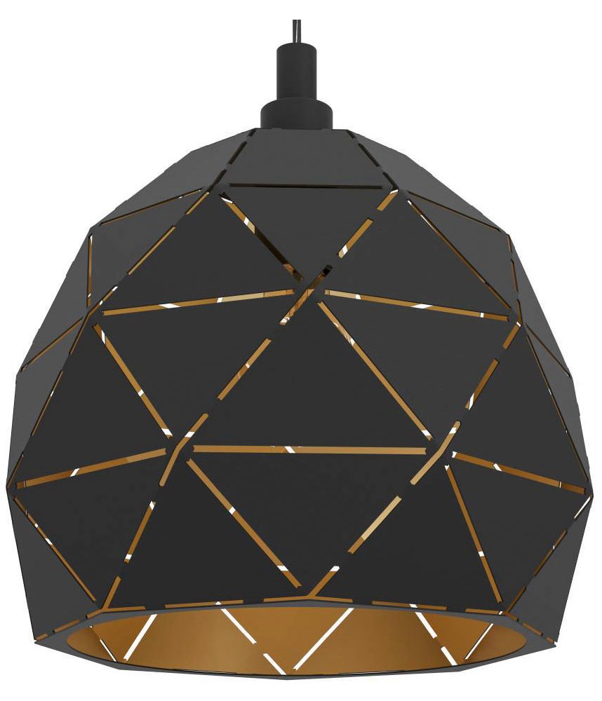 EGLO Hängeleuchte »ROCCAFORTE«, 1 flammig, Leuchtmittel E27 | ohne Leuchtmittel, Hängeleuchte - H110 x Ø40 cm - 1X60W exkl.