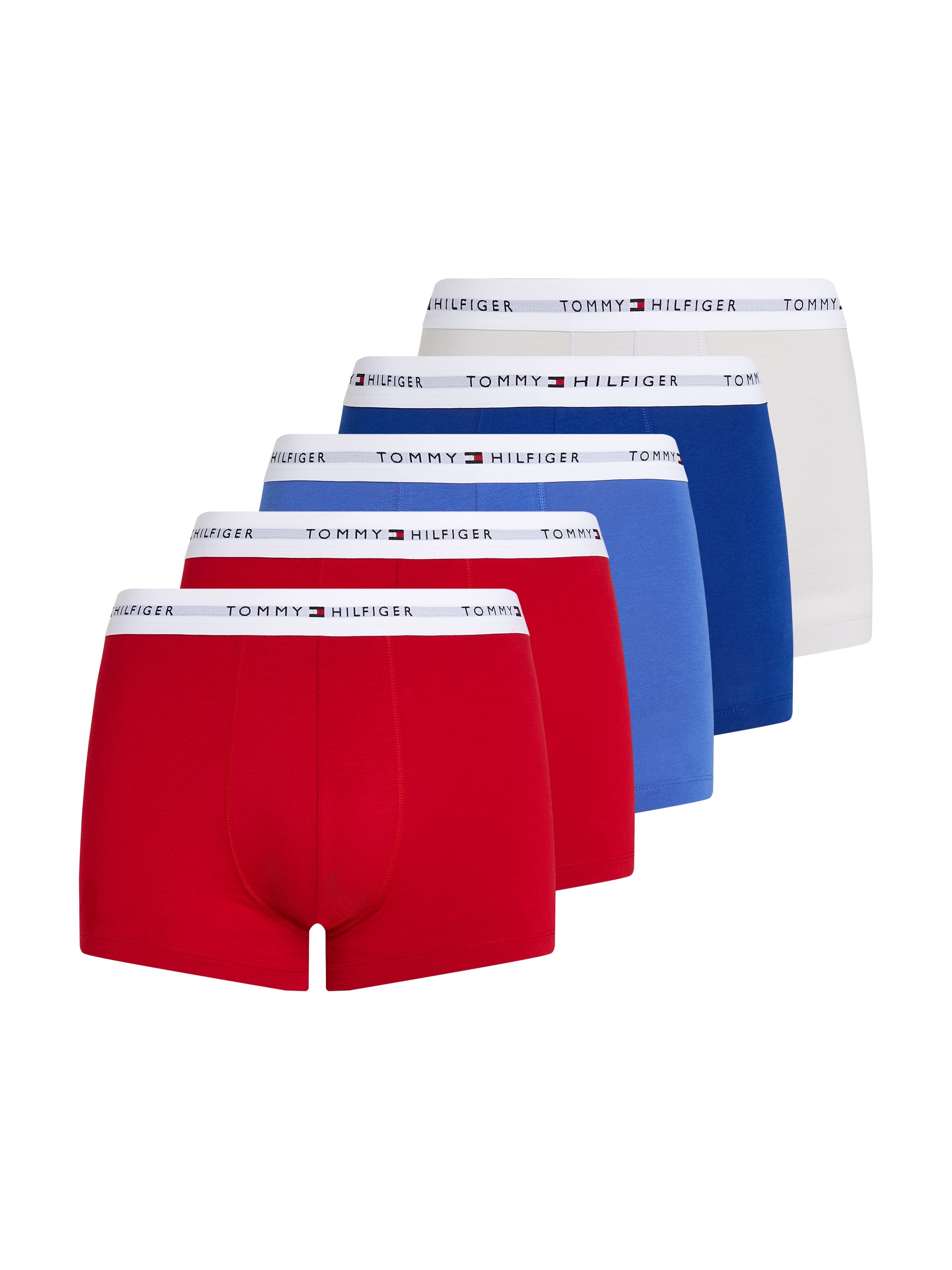 Tommy Hilfiger Underwear Trunk »5P TRUNK«, (Packung, 5 St., 5er-Pack), mit Logobund