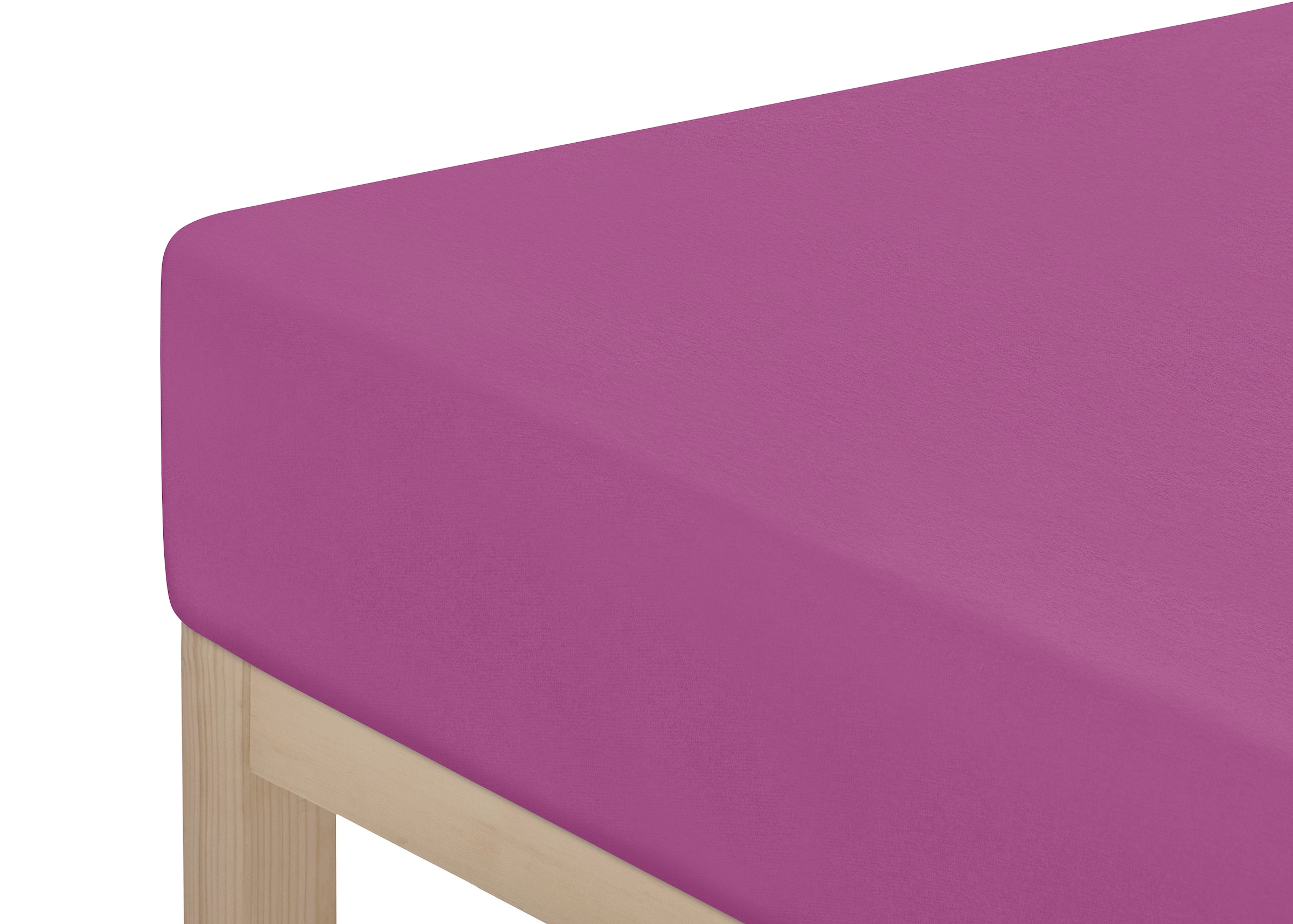 OTTO home Spannbettlaken »Topper Basic, in Gr. 90x200, 140x200 oder 180x200 cm« Baumwolle, Matratzen bis 8 cm Höhe, Bettlaken, Spannbetttuch, Laken