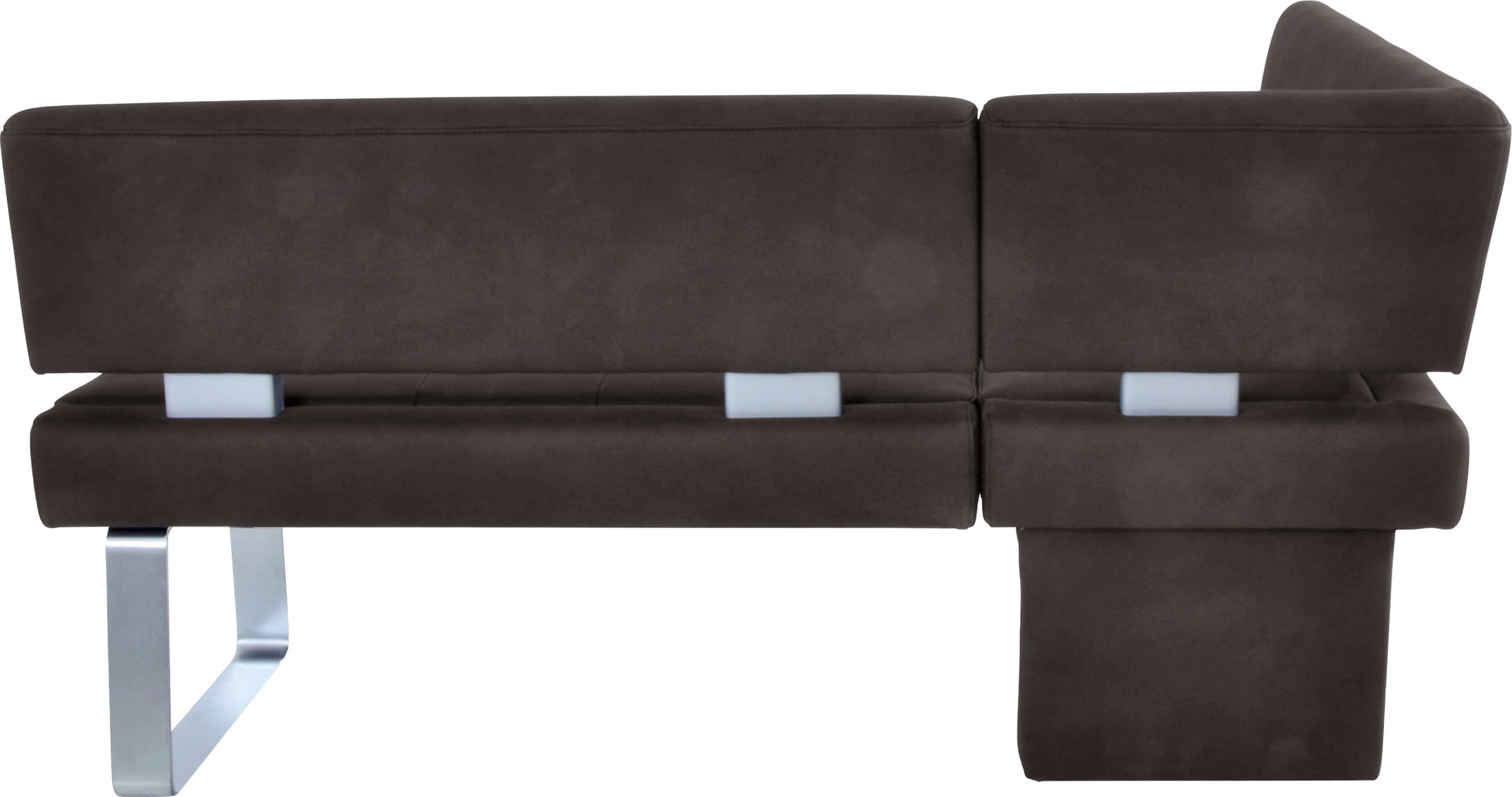 K+W Komfort & Wohnen Eckbank »Santos II«, gepolstert, Eckbank, wahlweise langer Schenkel 180cm rechts oder links