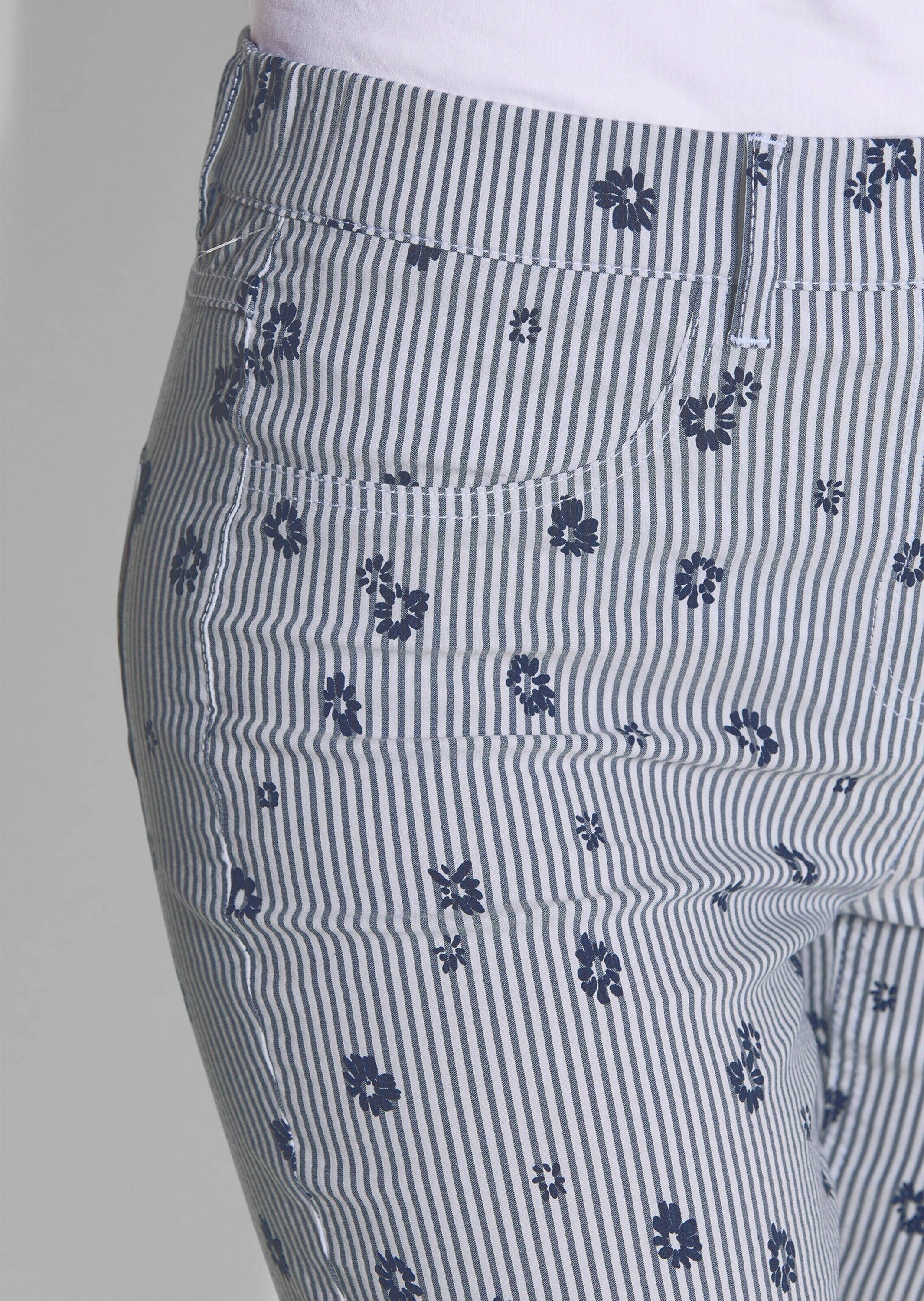 GOLDNER Schlupfhose »Bengalinhose LOUISA mit Streifen und Blumen«