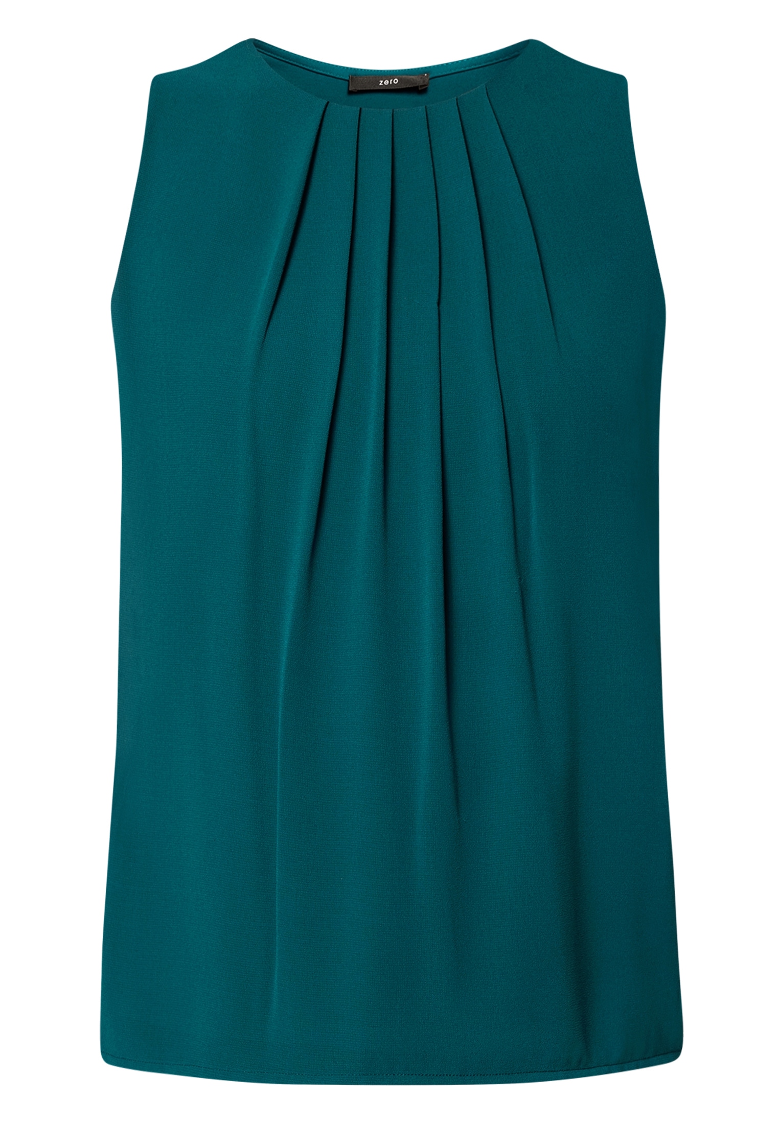 Zero Blusentop »Blusentop mit Rundhalsausschnitt«