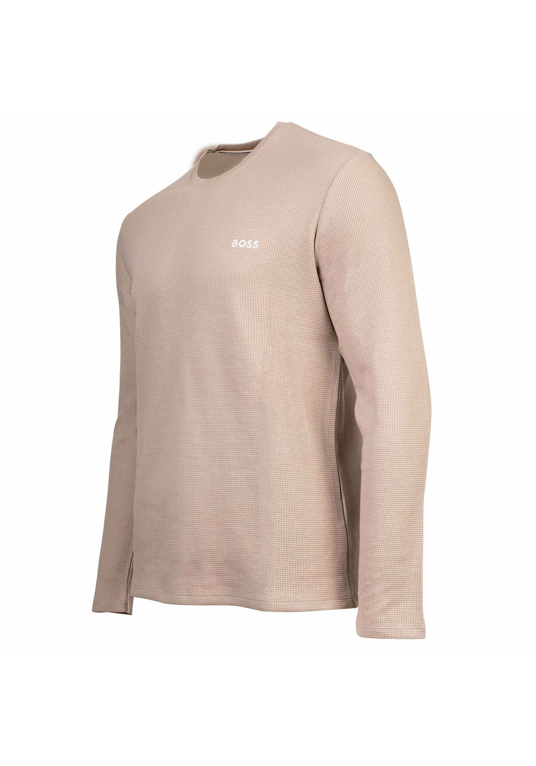 BOSS Longsleeve »Longsleeve Waffle Longsleeve 1er Pack«