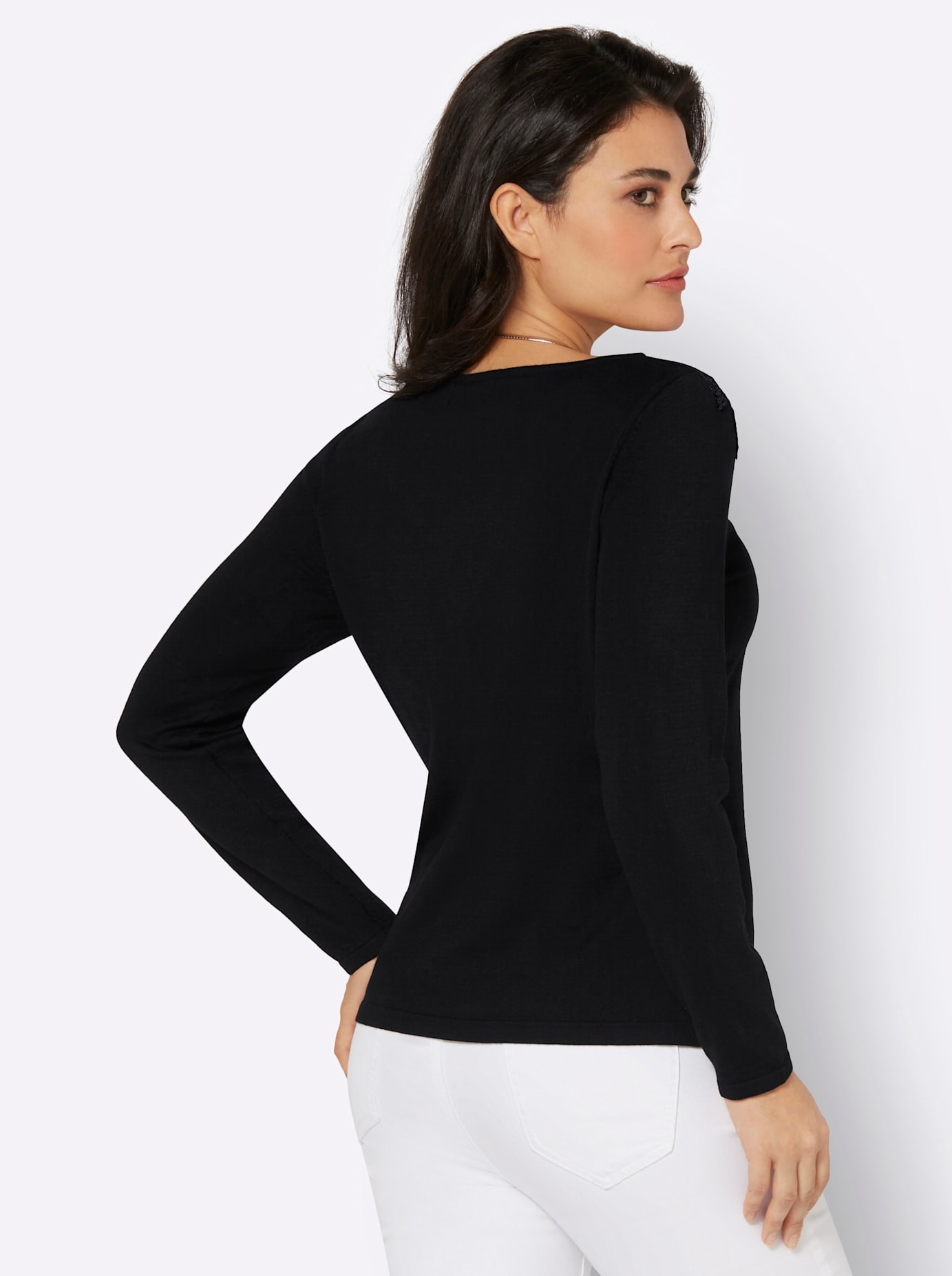 creation L Strickpullover »Viskose-Lyocell-Pullover«