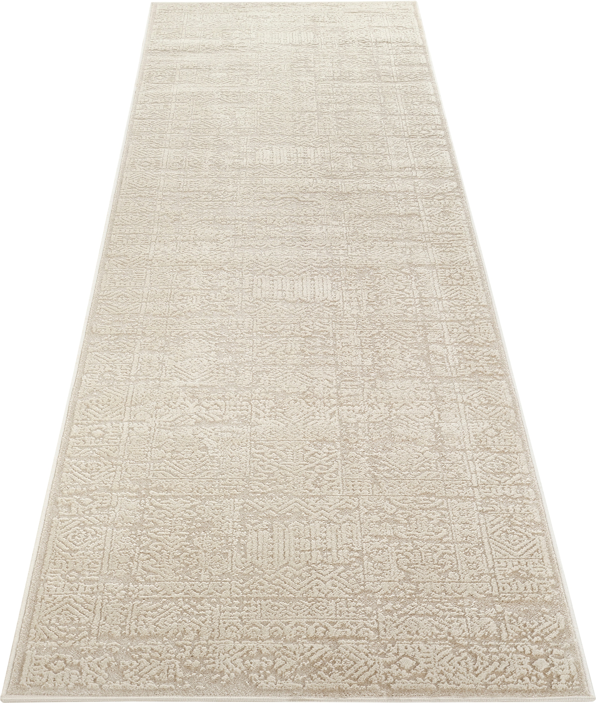 my home Läufer »Selin« rechteckig 9 mm Höhe dezenter Glanz, Schrumpf-Garn-Effekt, im Vintage-Look, dichte Qualität
