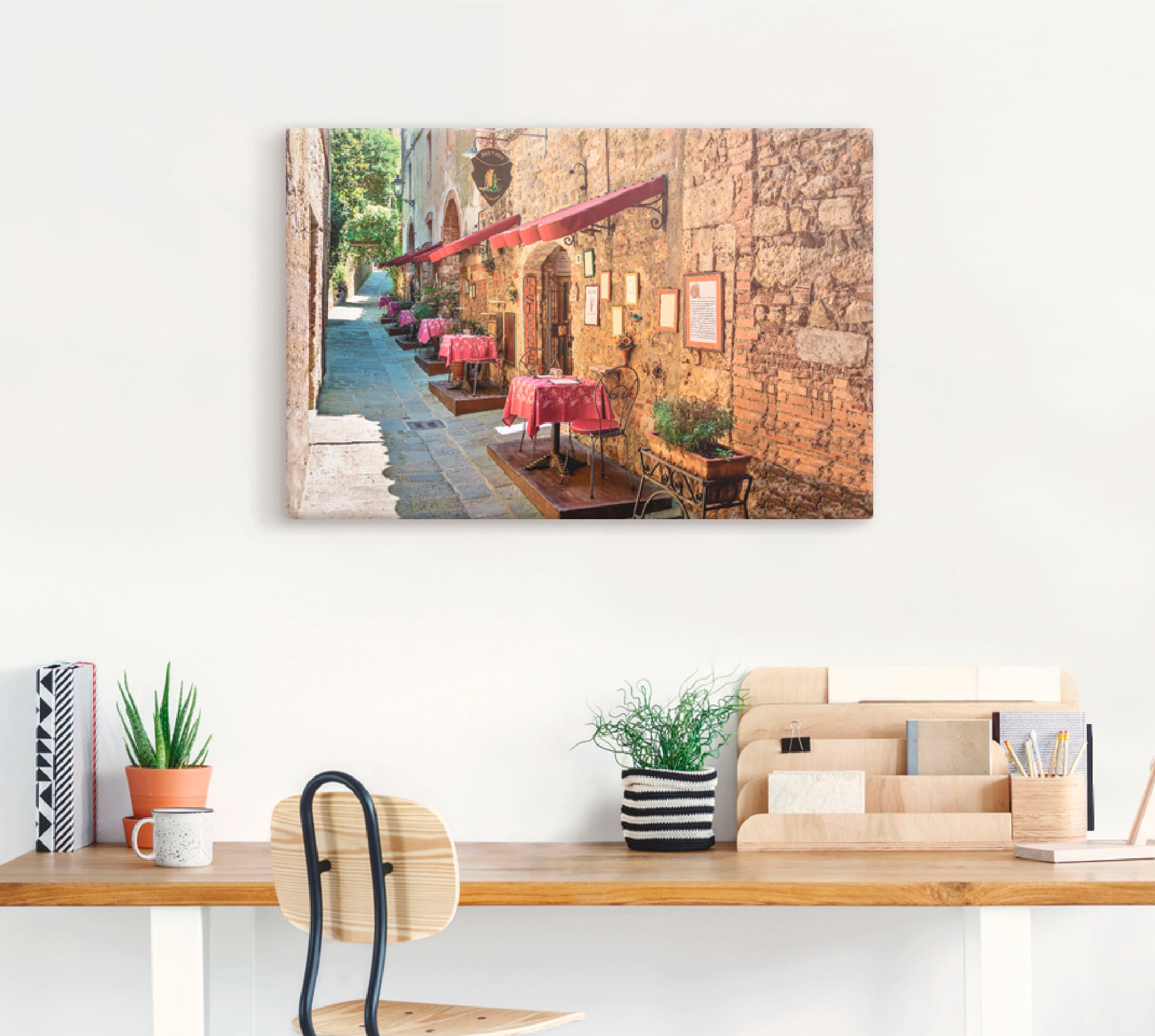 Artland Wandbild »Toskana II«, Europa, (1 St.), als Alubild, Outdoorbild, Leinwandbild, Poster, Wandaufkleber