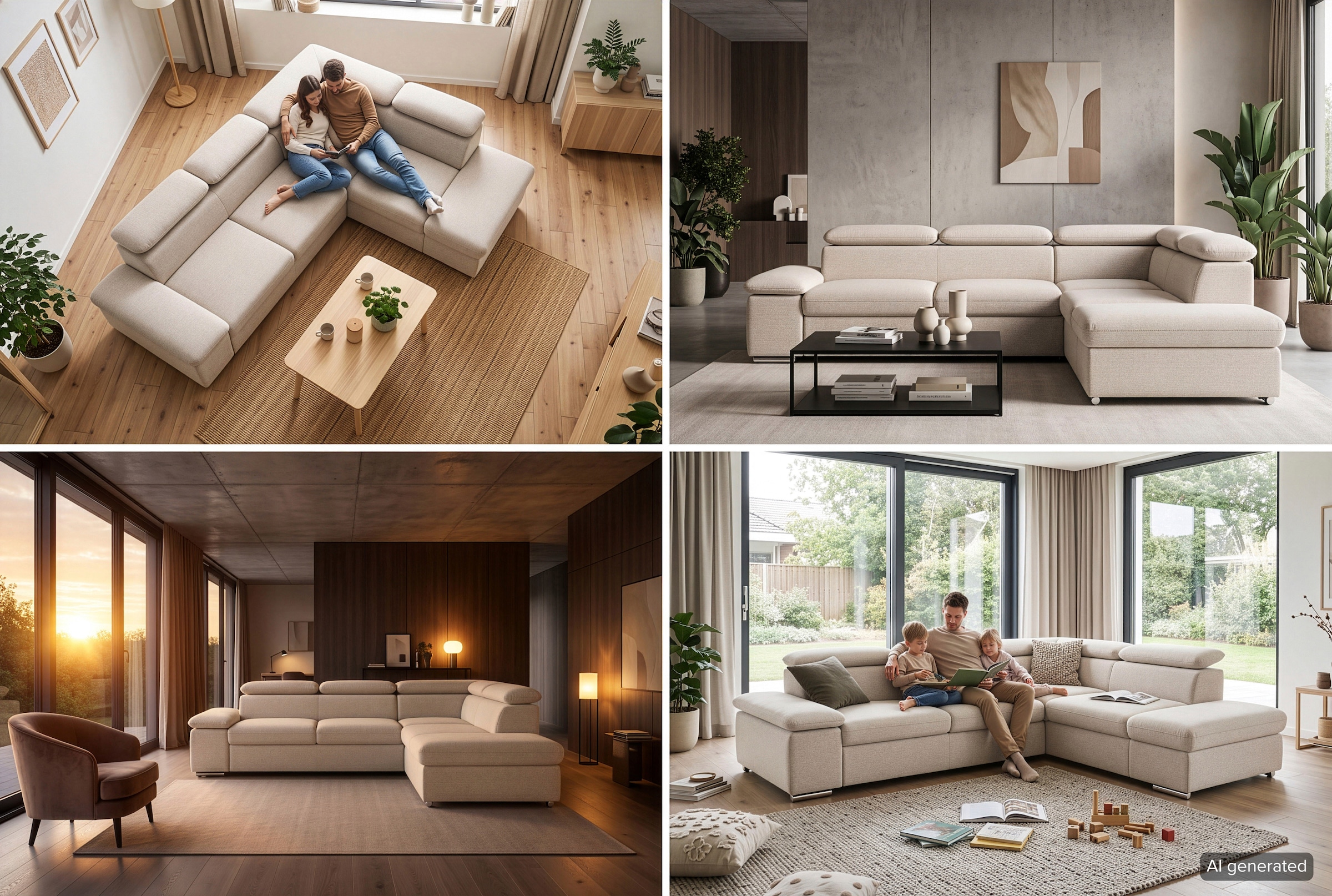 sit&more Ecksofa »Valantine L-Form, B: 272 cm, Armteilverstellung, Kopfteilverstellung« optional Schlaffunktion, Komfortsofa, modern