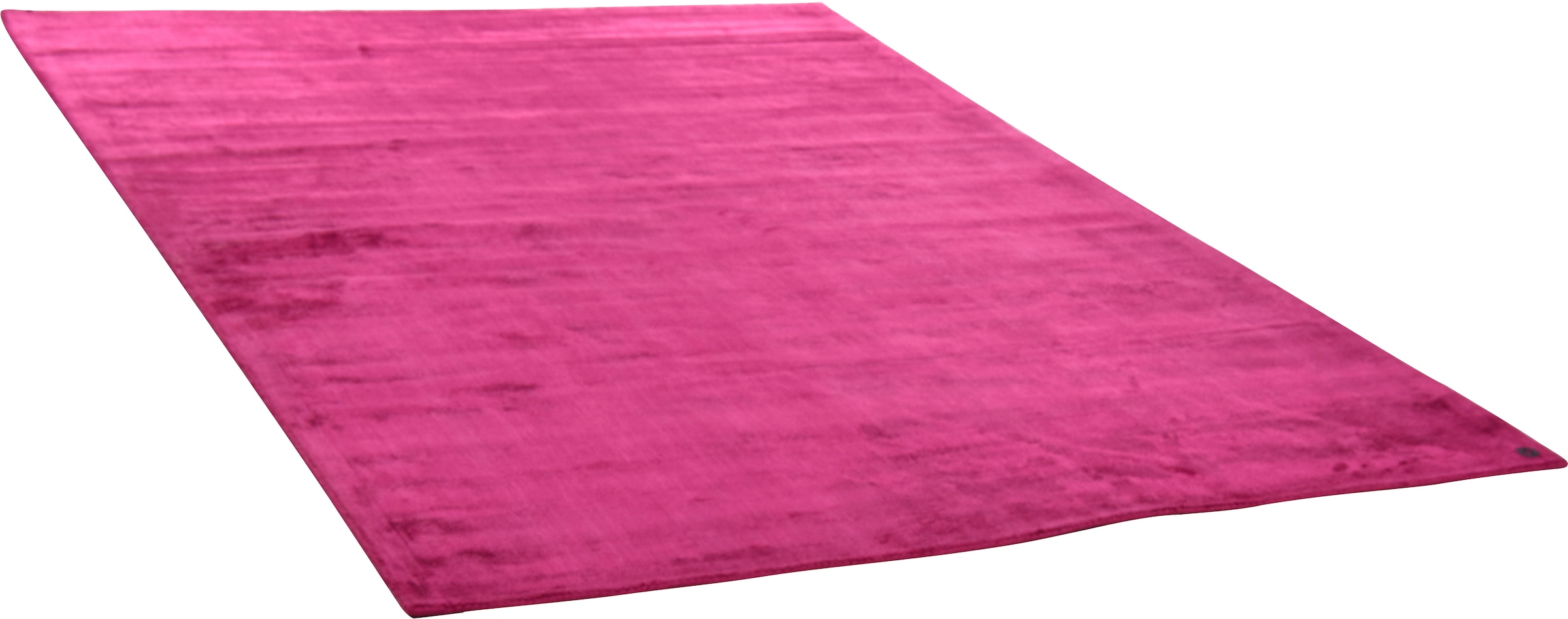 TOM TAILOR HOME Teppich »Shine uni« rechteckig 8 mm Höhe Handweb Teppich, 100% Viskose, handgewebt, mit elegantem Schimmer