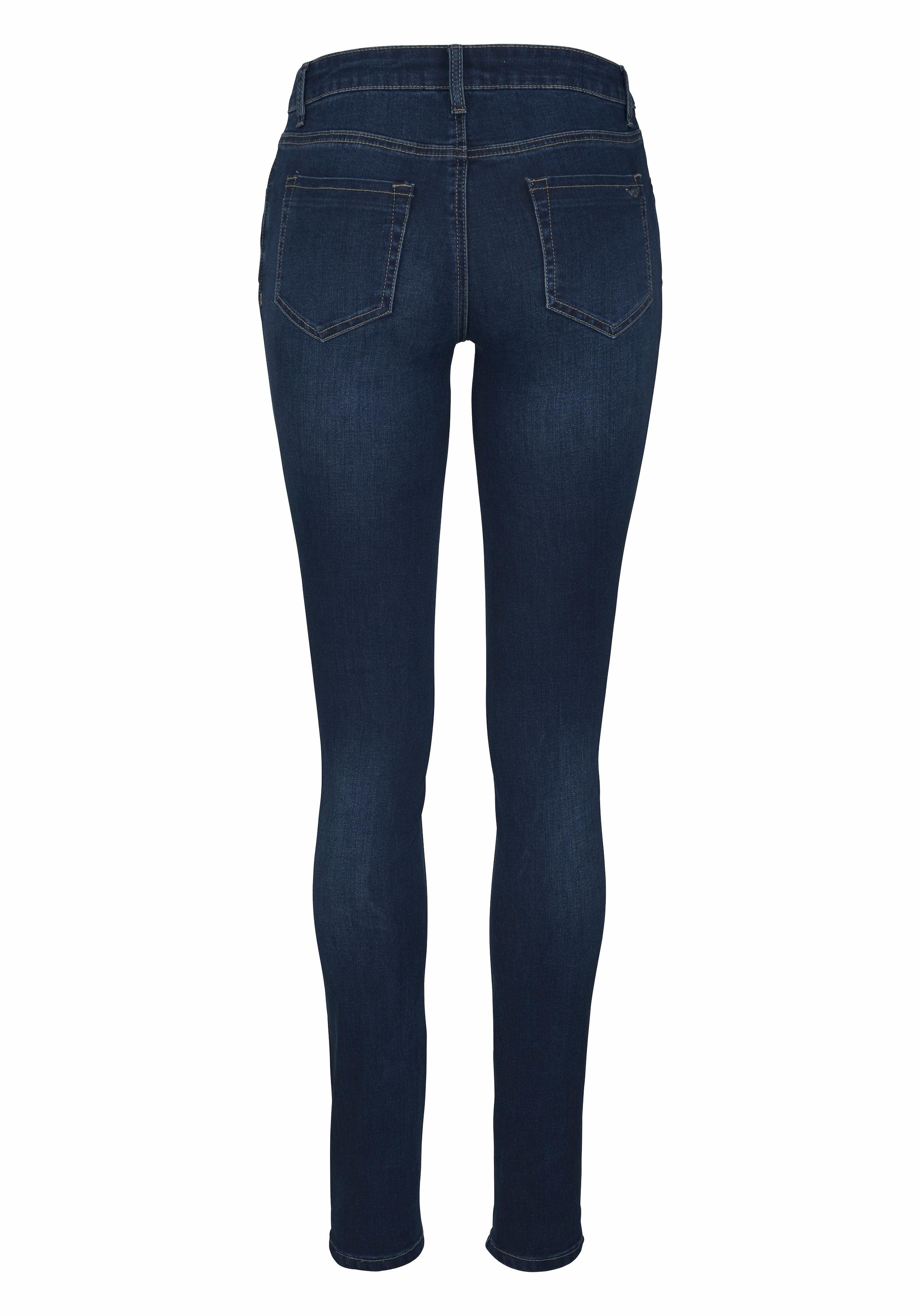Arizona Skinny-fit-Jeans »Ultra-Stretch«, extra-enger Beinverlauf, normale Leibhöhe, mit Eingrifftaschen