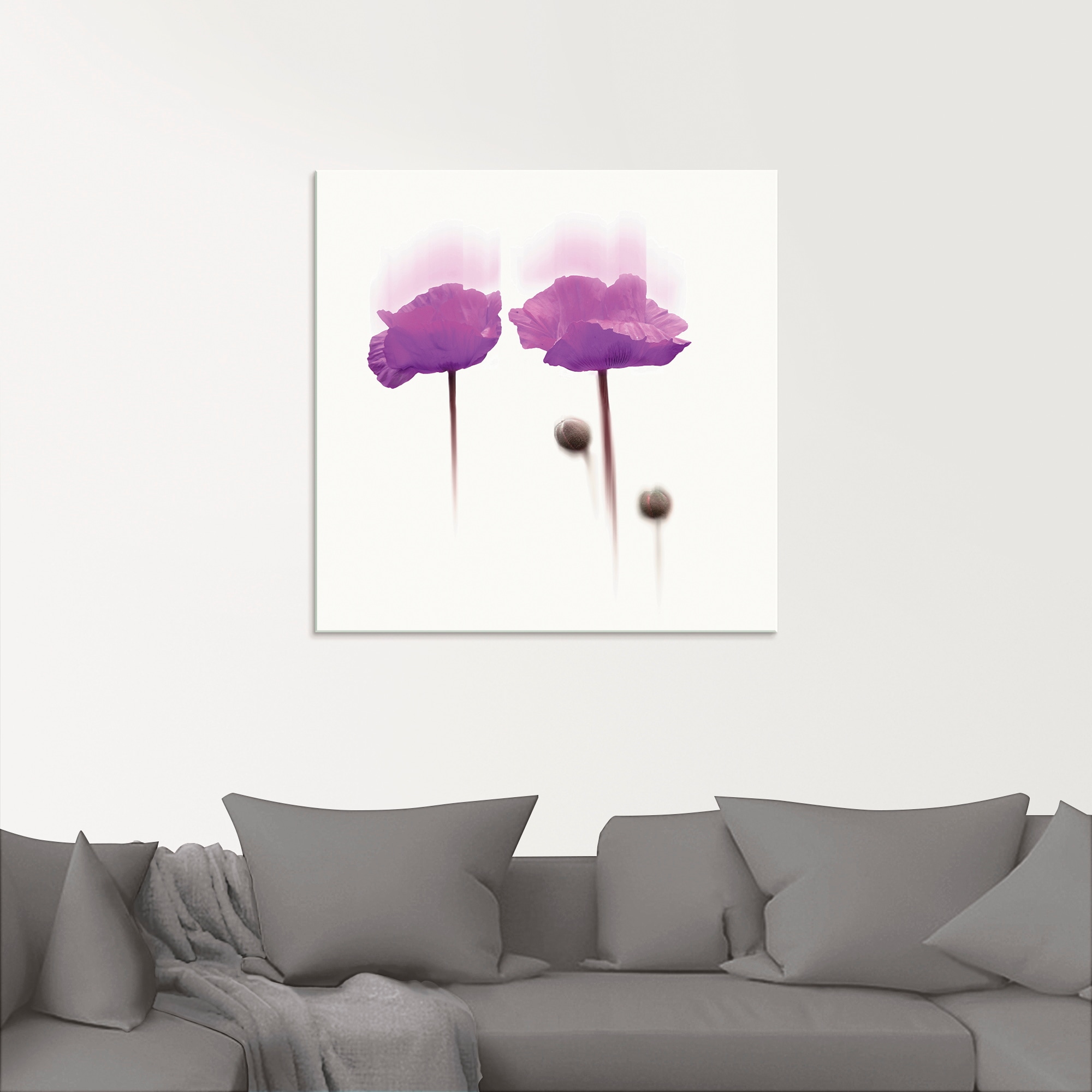 Artland Glasbild »Blüte abstrakt I« 1 Stk. tlg. in verschiedenen Größen