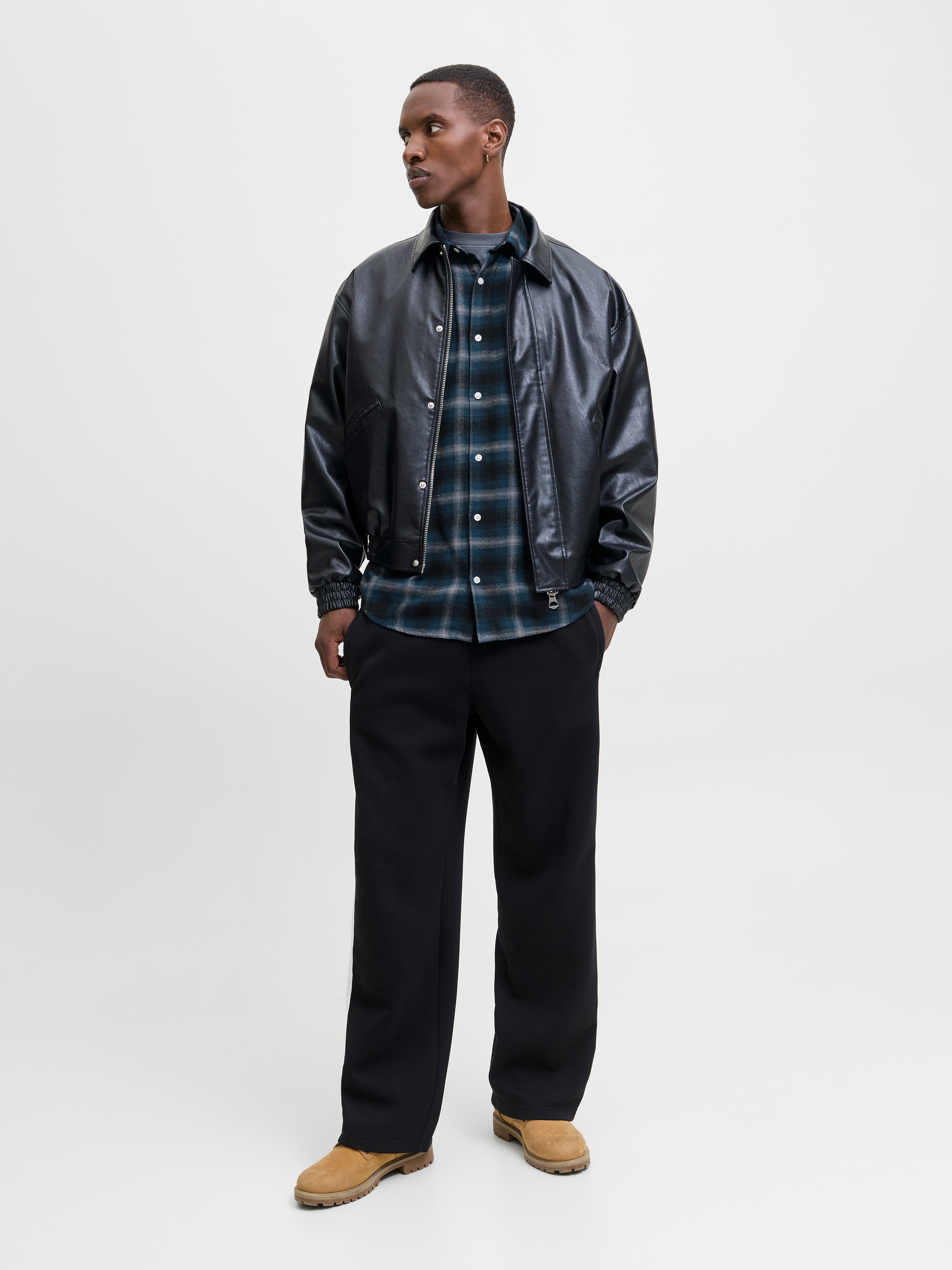 Jack & Jones Langarmhemd »JCOCOVER CHECKED FLANNEL SHIRT LS«