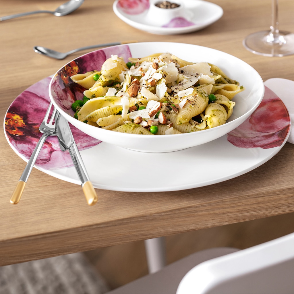 Villeroy & Boch Pastateller »Pastateller Rose Garden ø 24 cm 6er Set bunt«