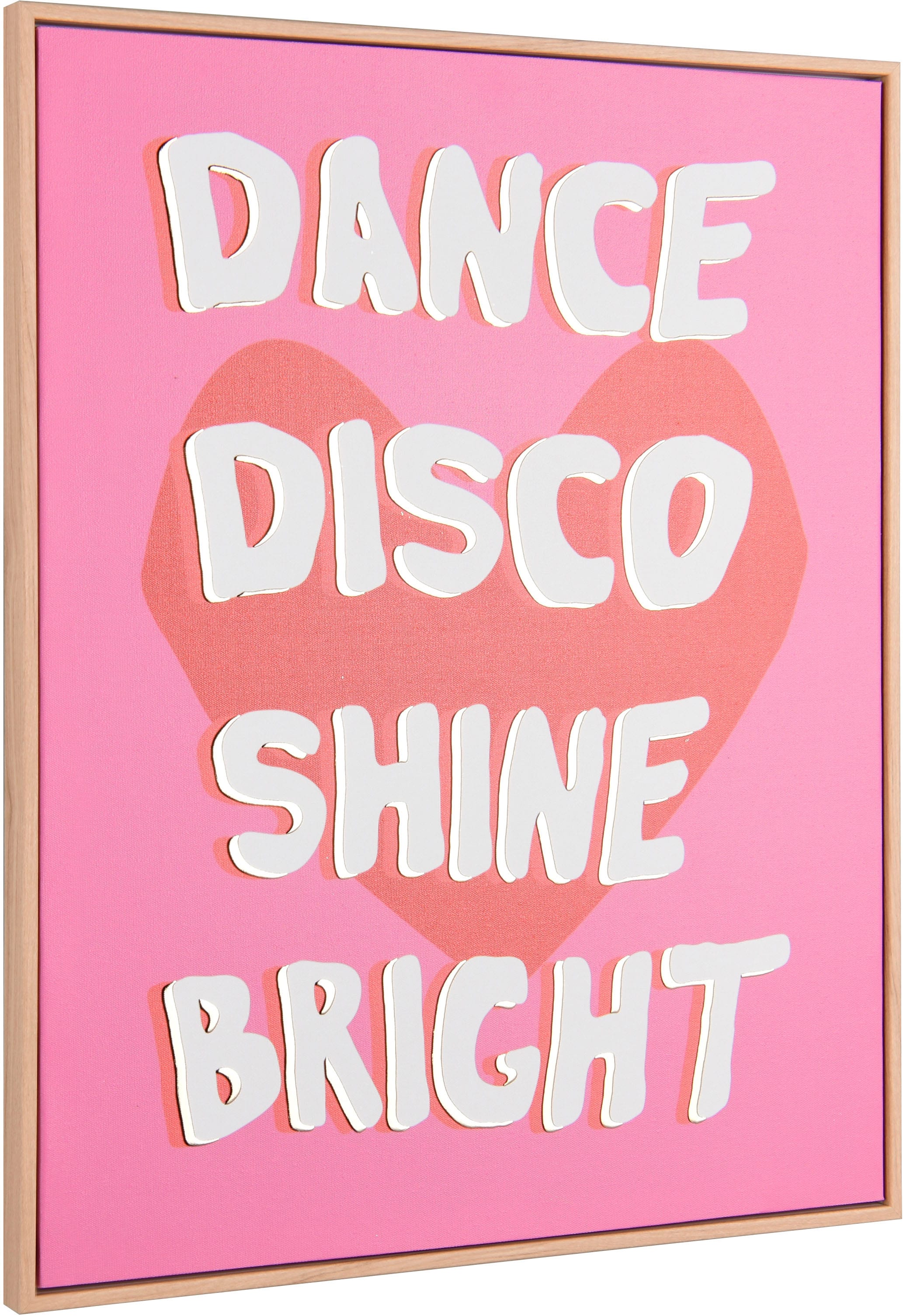 MIRRORS AND MORE Kunstdruck »DANCE« 1 Stk. tlg. Kunstwerk mit positivem Spruch