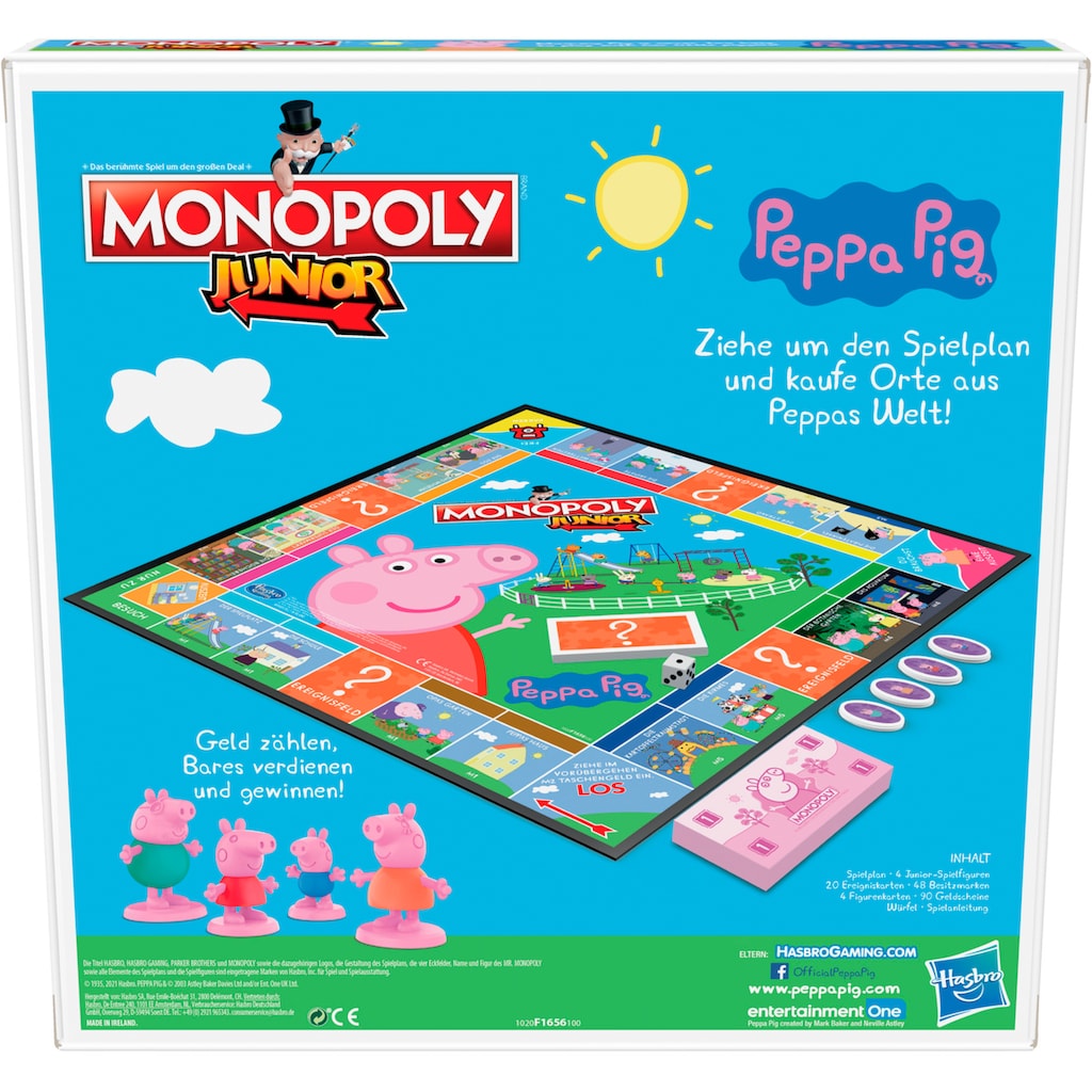 Hasbro Spiel »Monopoly Junior, Peppa Pig«