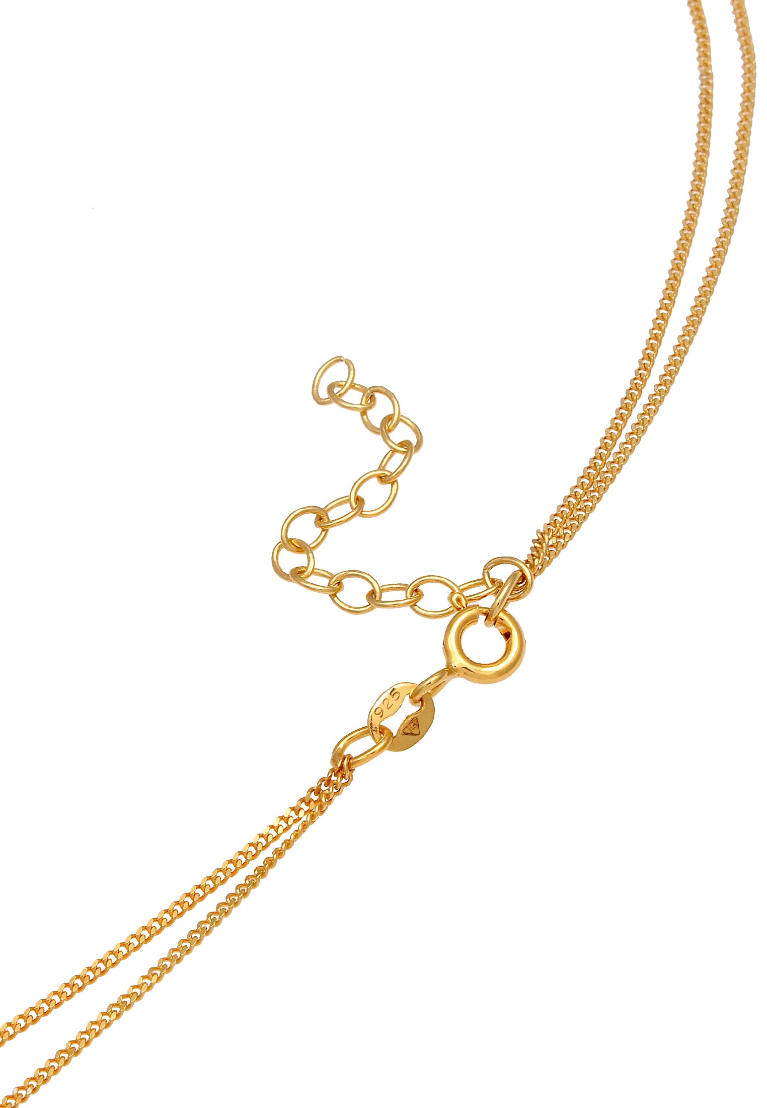 Elli Choker »Halskette Choker Layering Disc Kreis Geo 925 Silber«