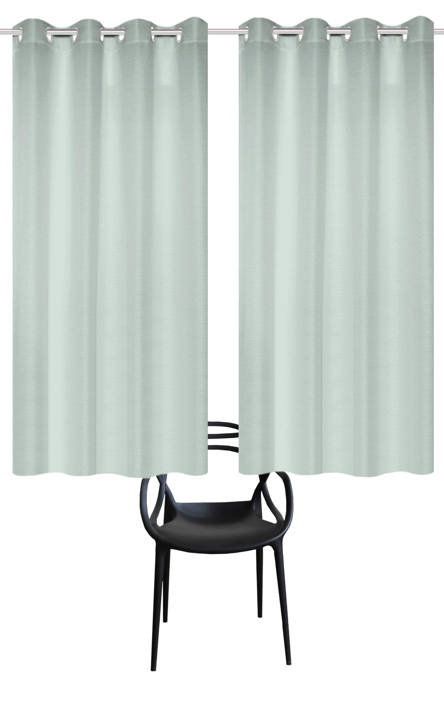 Home Basics Vorhang »BENOGA 2er SET« Ösen 2 Stk. tlg. SET, Ösenschal, Uni, Dekostruktur