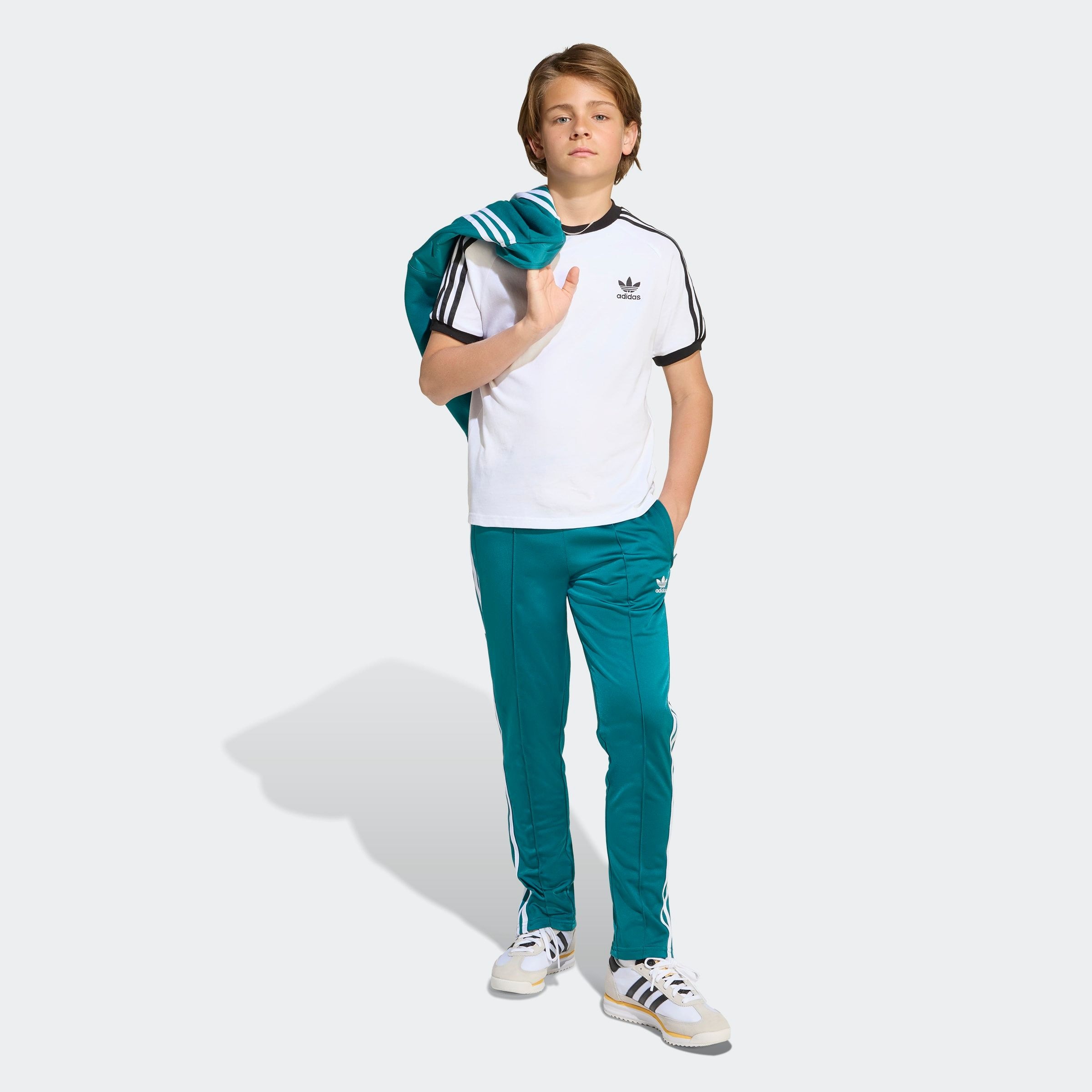 adidas Originals T-Shirt »3 STRIPE TEE«, drei Streifen Shirt für Kinder