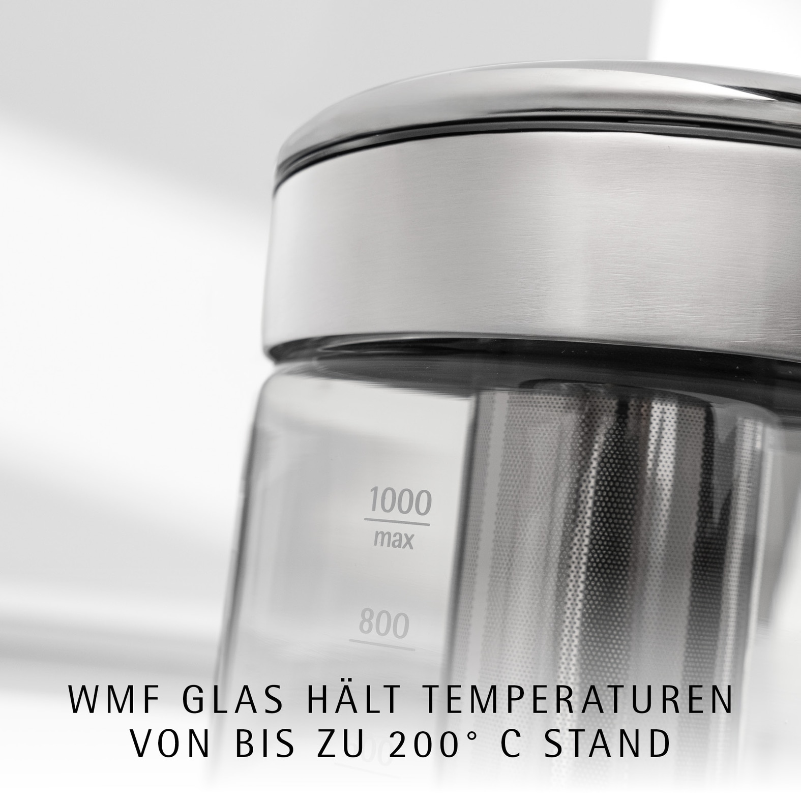 WMF Wasserkocher »KÜCHENminis® Glas Vario« 1 l 1960 W 1,0 l