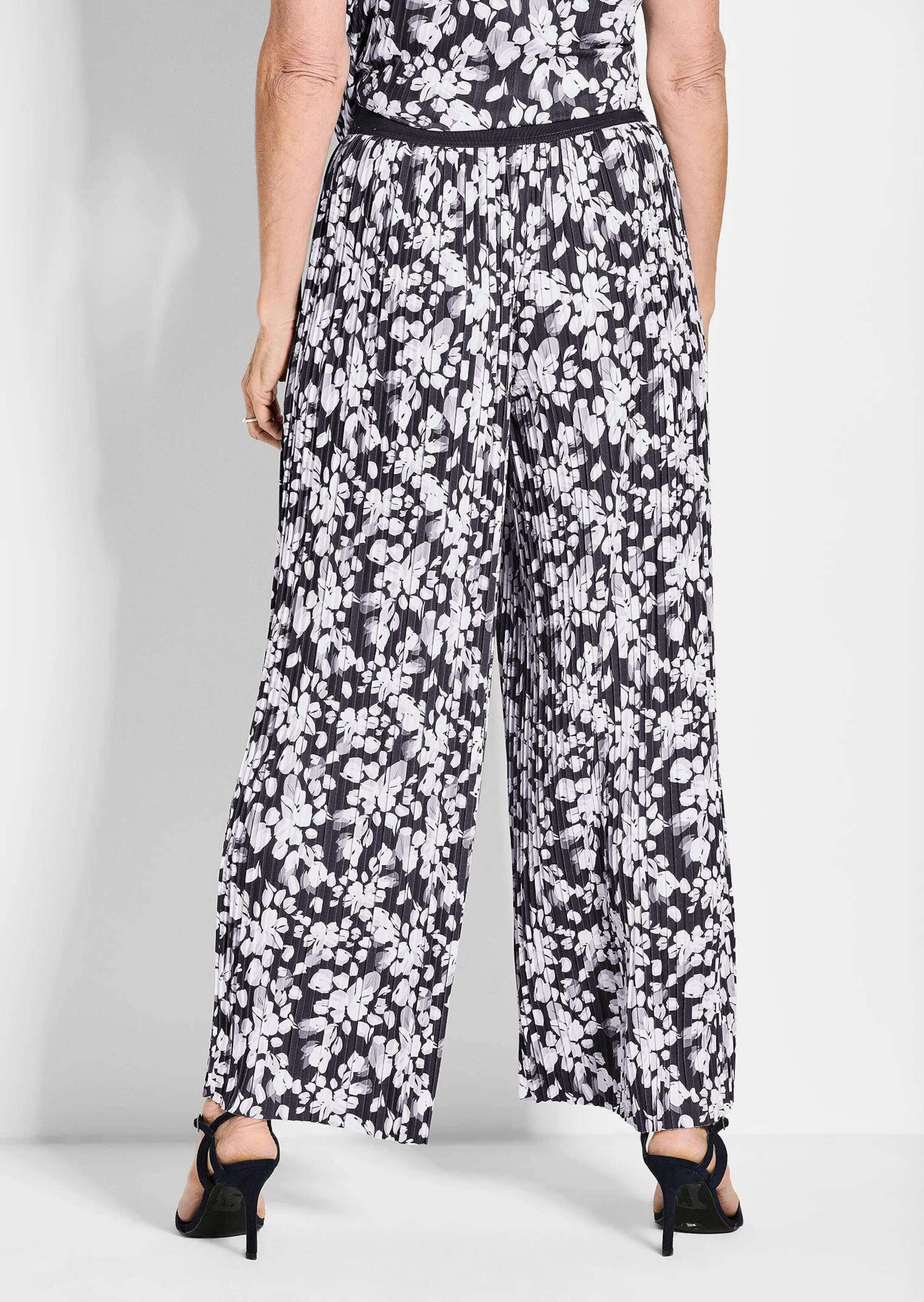 GOLDNER Schlupfhose »Florale, elegante VERA Hose«