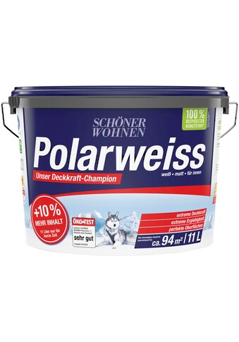 SCHÖNER WOHNEN FARBE Wand- und Deckenfarbe »Polarweiss«