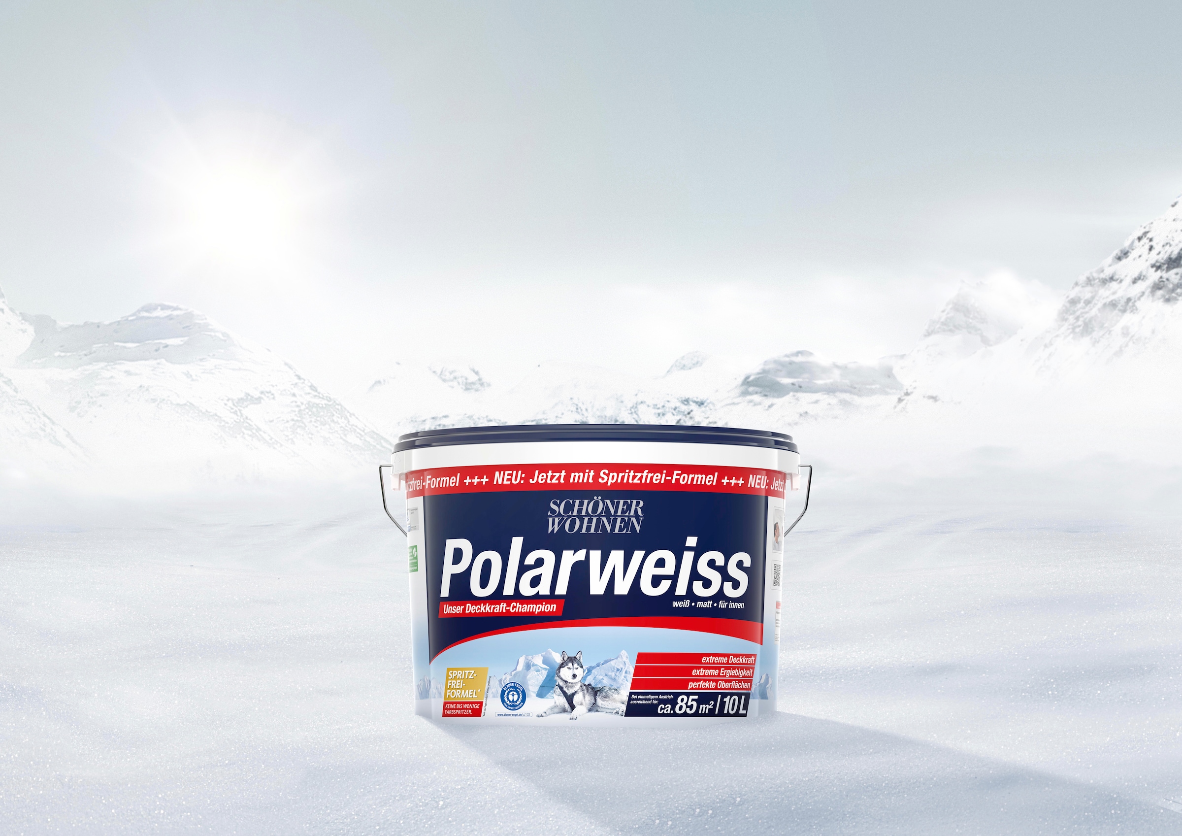 SCHÖNER WOHNEN FARBE Wand- und Deckenfarbe »Polarweiss«, 10l Gebinde online  bestellen bei OTTO | Farbroller