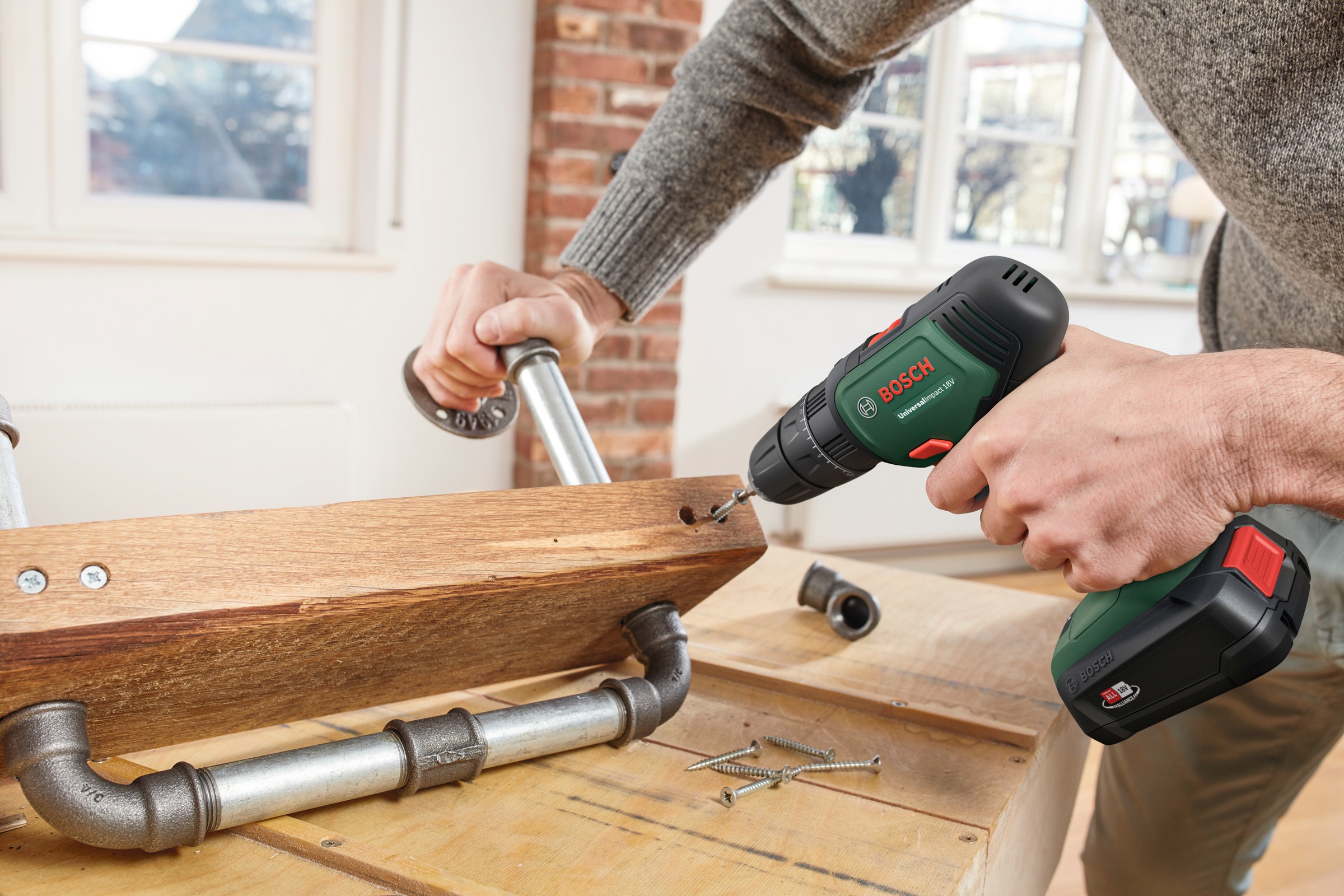 Bosch Home & Garden Akku-Schlagbohrschrauber »UniversalImpact 18V« ohne Akku und Ladegerät