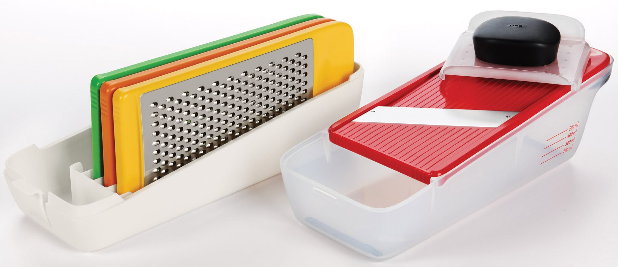 OXO Good Grips Multireibe »Good Grips Reibe- und Hobel-Komplettset«