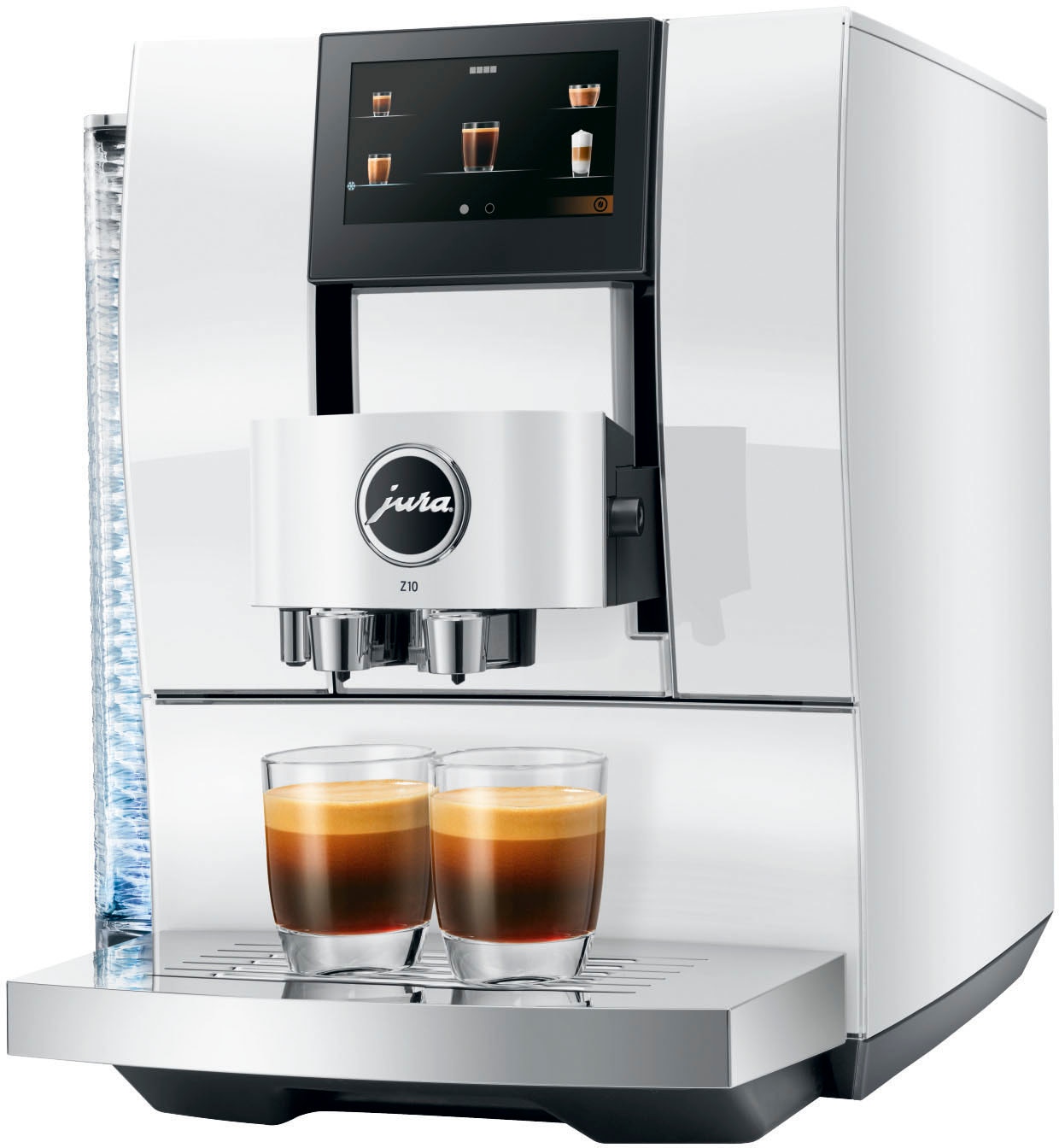 JURA Kaffeevollautomat »15410 Z10 Diamond White (EA)« 51 Spezialitäten, Touch, Light & Cold Brew
