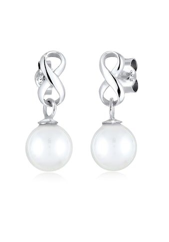 Elli Paar Ohrhänger »Infinity Perle Unendlichkeit 925 Silber« kaufen