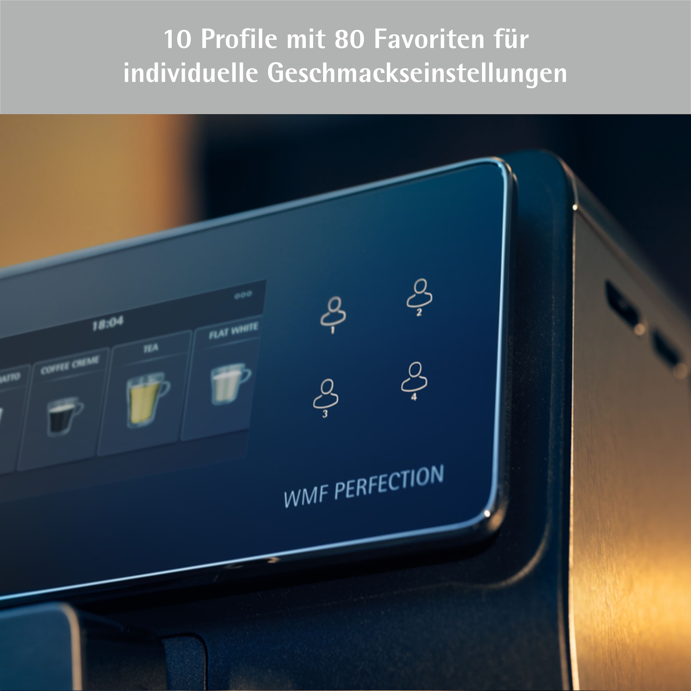 WMF Kaffeevollautomat »Perfection 860L CP853D15«, intuitive Benutzeroberfläche, perfekter Milchschaum, selbstreinigend