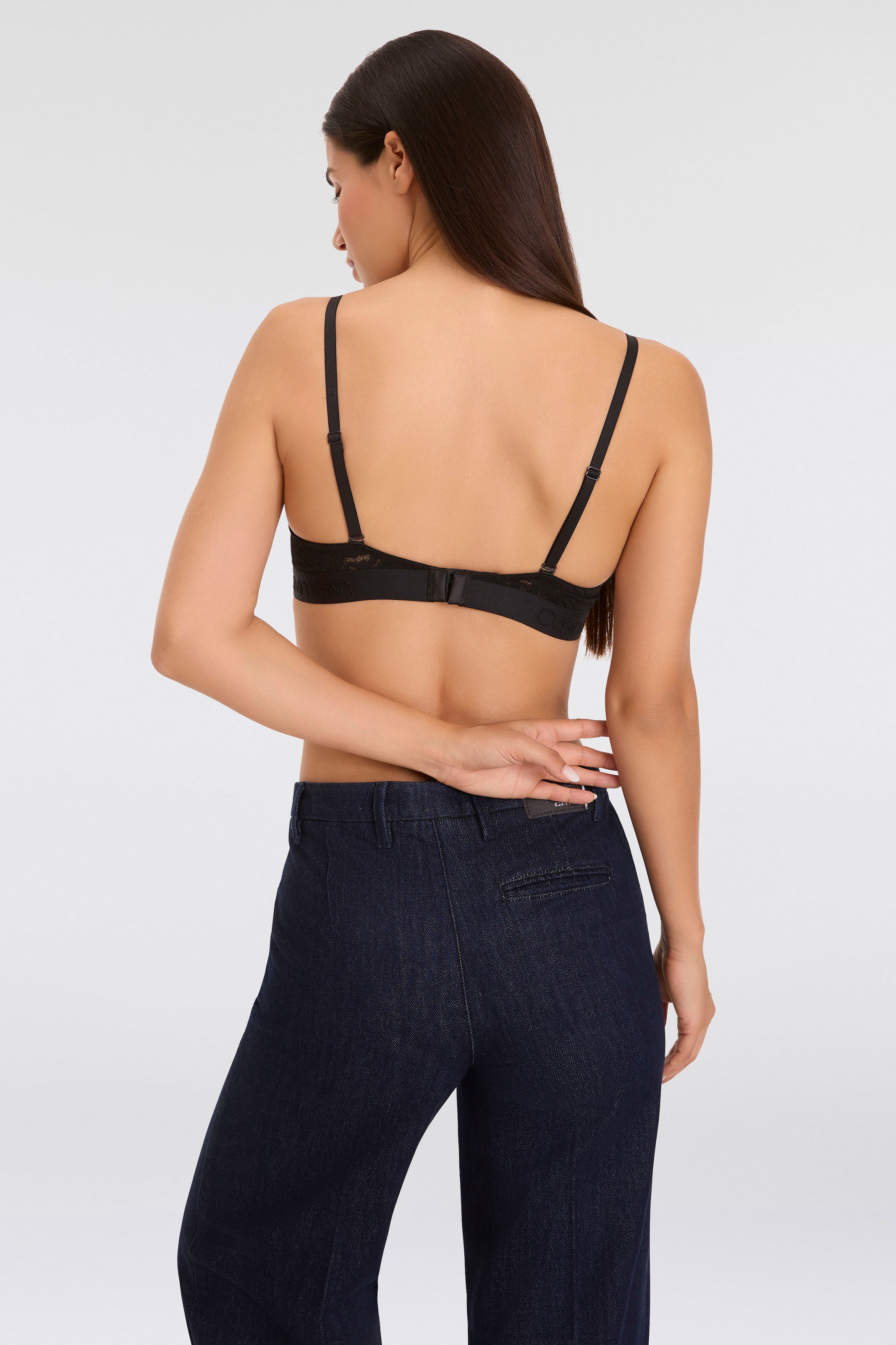 Calvin Klein Underwear Bügel-BH »LIGHTLY LINED DEMI«, mit Spitzeneinsatz