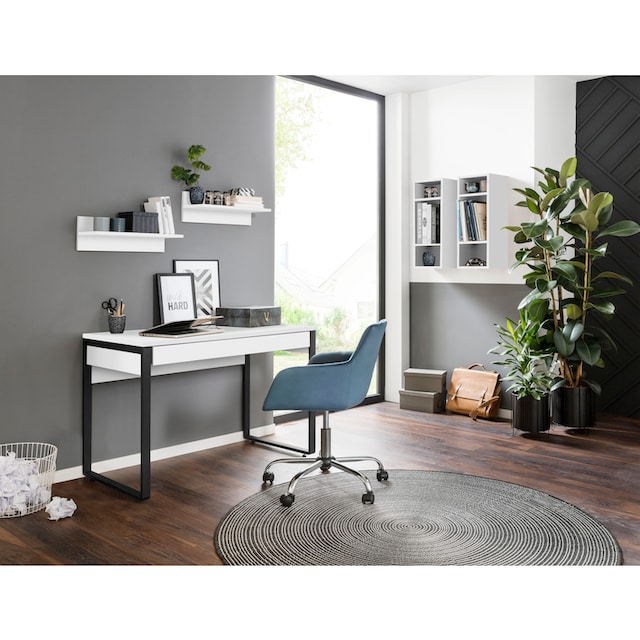 Places of Style Schreibtisch »Moid, Computertisch im modernen Design,«,  Breite 120 cm, mit Metallbeinen & Schublade online kaufen