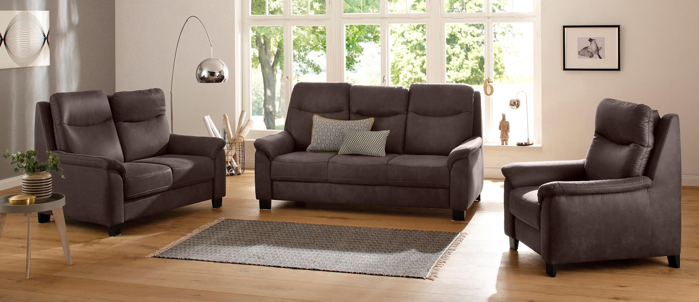 Home affaire 2-Sitzer »Boccaccio«, mit Federkern, incl. Kopfteilverstellung