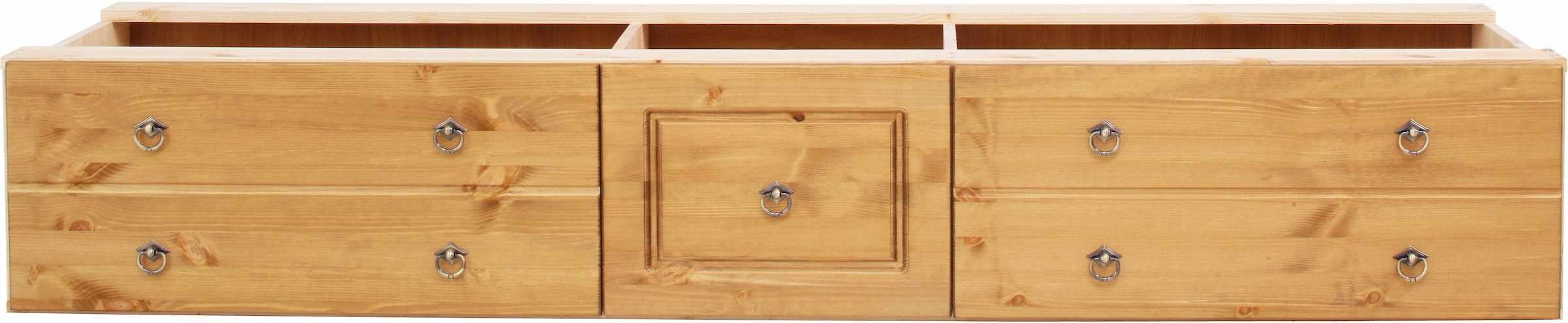 OTTO home Schubkasten »Hugo, Bettkastenmodul mit 3 Schubladen für eine Bettseite« für das gleichnamige Massivholzbett, massive Kiefer, FSC