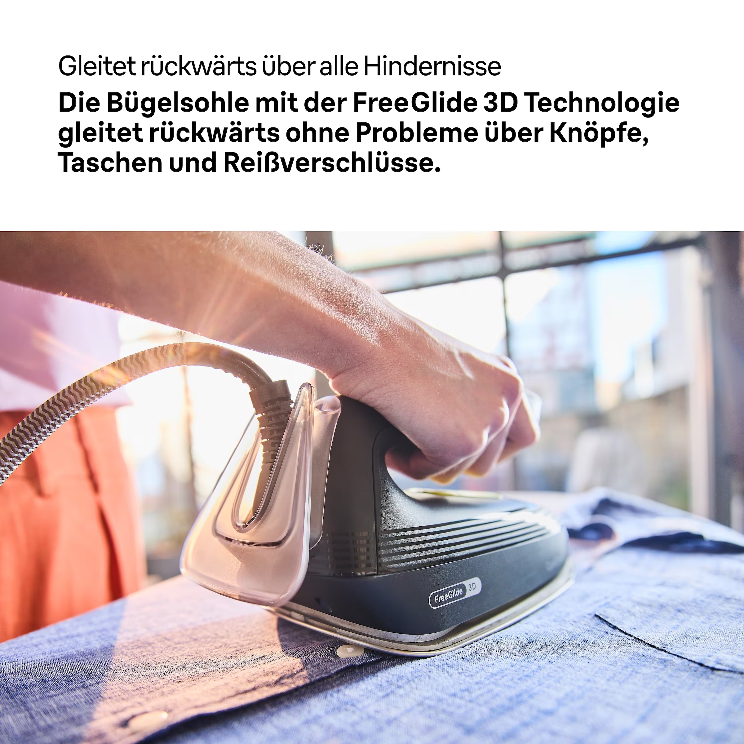 Braun Dampfbügelstation »CareStyle 3 IS 3257 BK - 7,5 bar, 500 g Dampfstoß, 1,8 l Wassertank,« 1.800 ml Wassertank