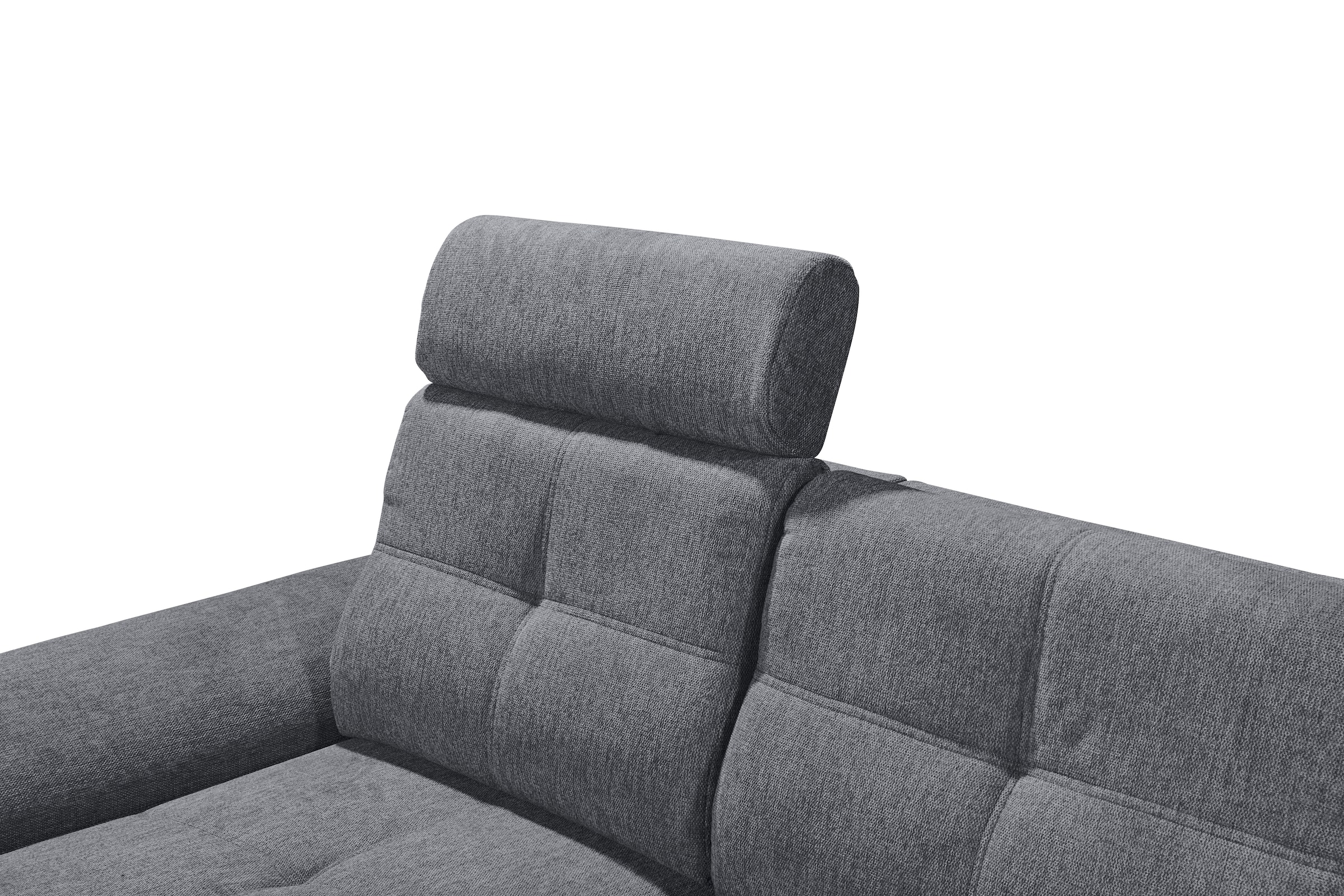 ED EXCITING DESIGN Ecksofa »Altona L-Form«, (2 St.), mit Bettfunktion, Bettkasten, Armteilverstellung & Kopfstützen