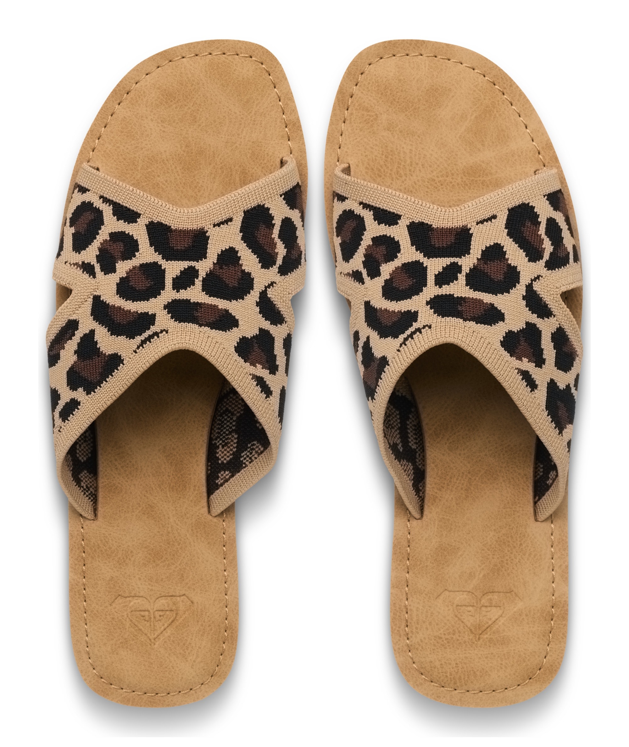 Roxy Sandale »ANDREYA LEO«  Pantolette, Sommerschuh mit Leo-Muster