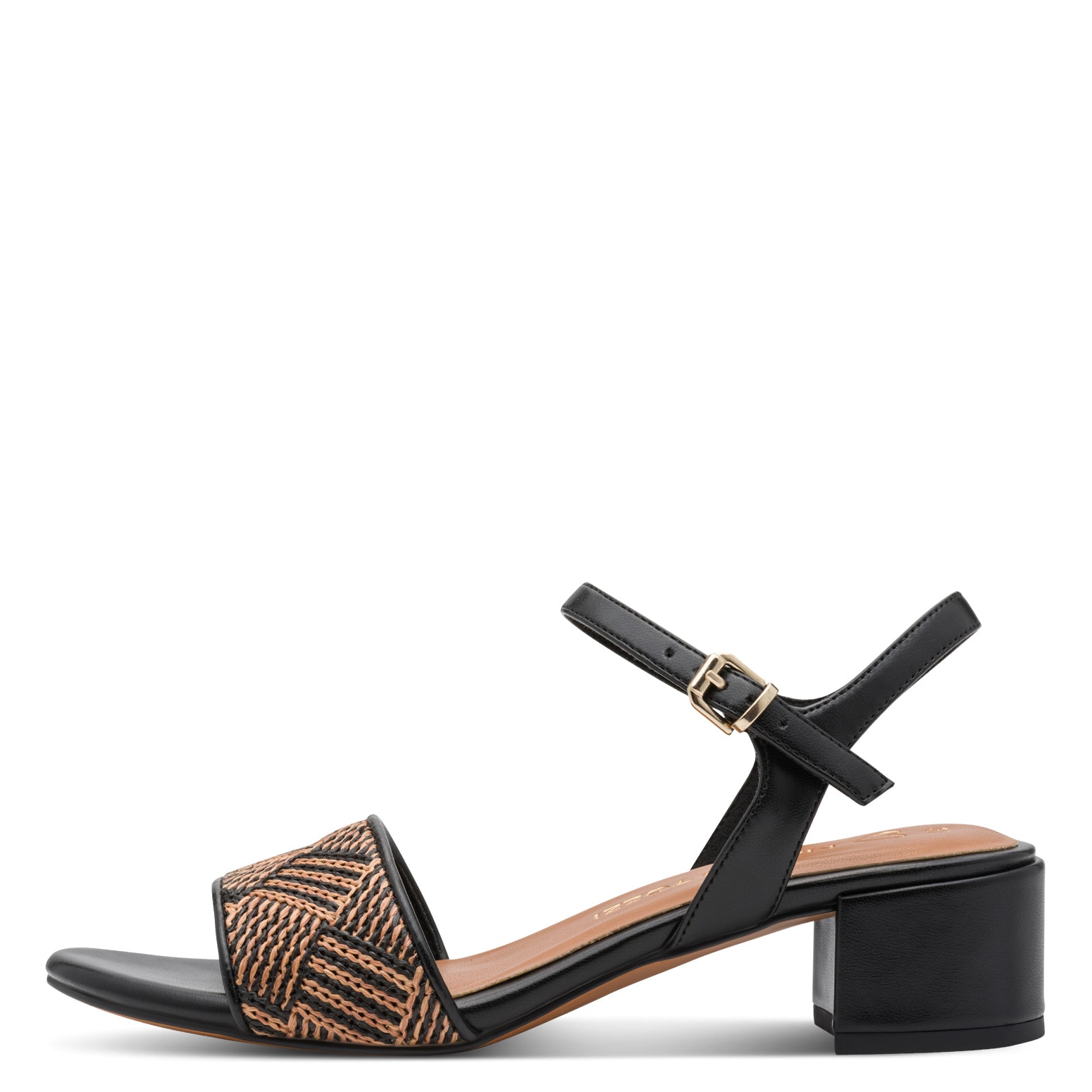MARCO TOZZI Sandalette  Blockabsatz, Sommerschuh, Riemchensandale mit verstellbarer Schnalle